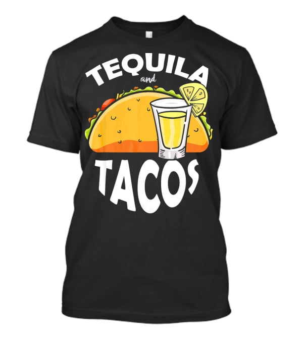Tequila And Tacos Lime Cinco De Mayo Fiesta T-Shirt