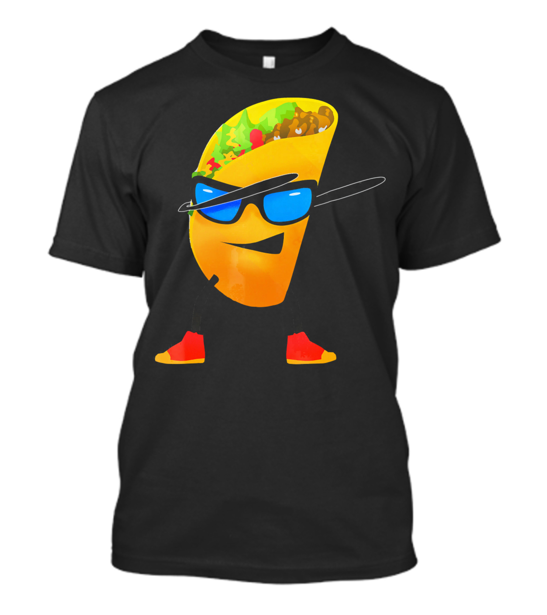 Taco Kids Dabbing Cool Shades Taco T-Shirt