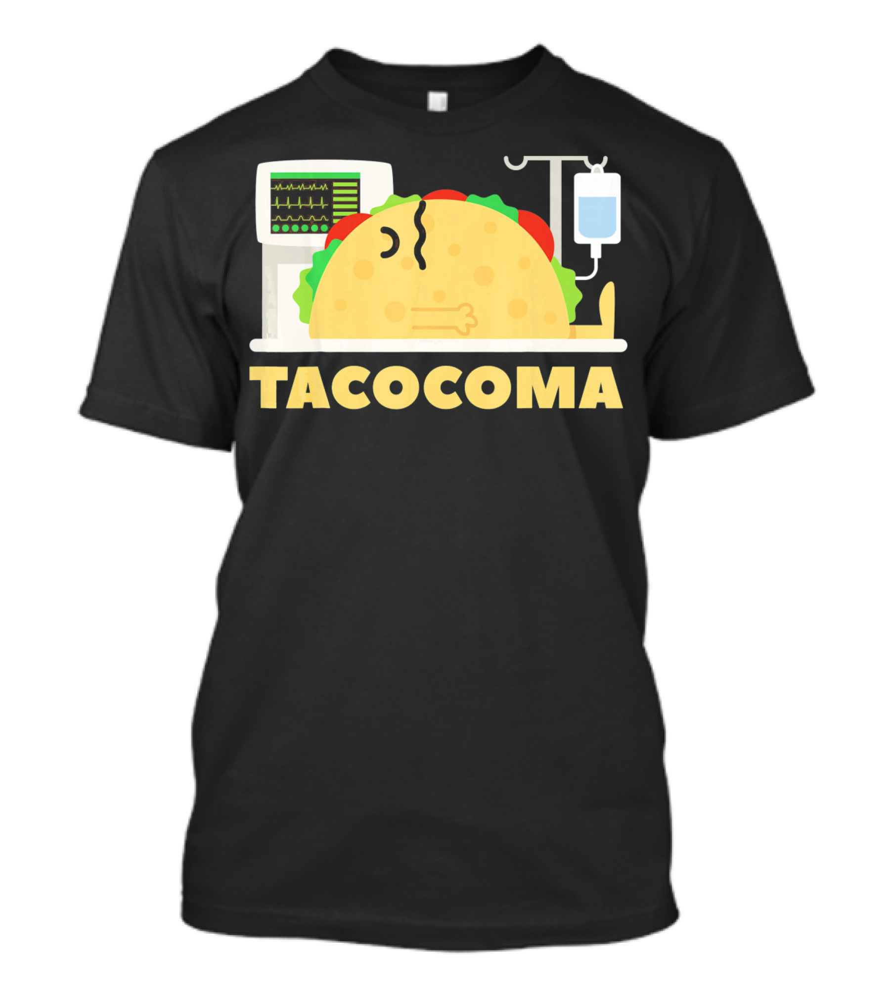 Tacocoma Taco Coma Funny Mexican Cinco De Mayo Humor T-Shirt