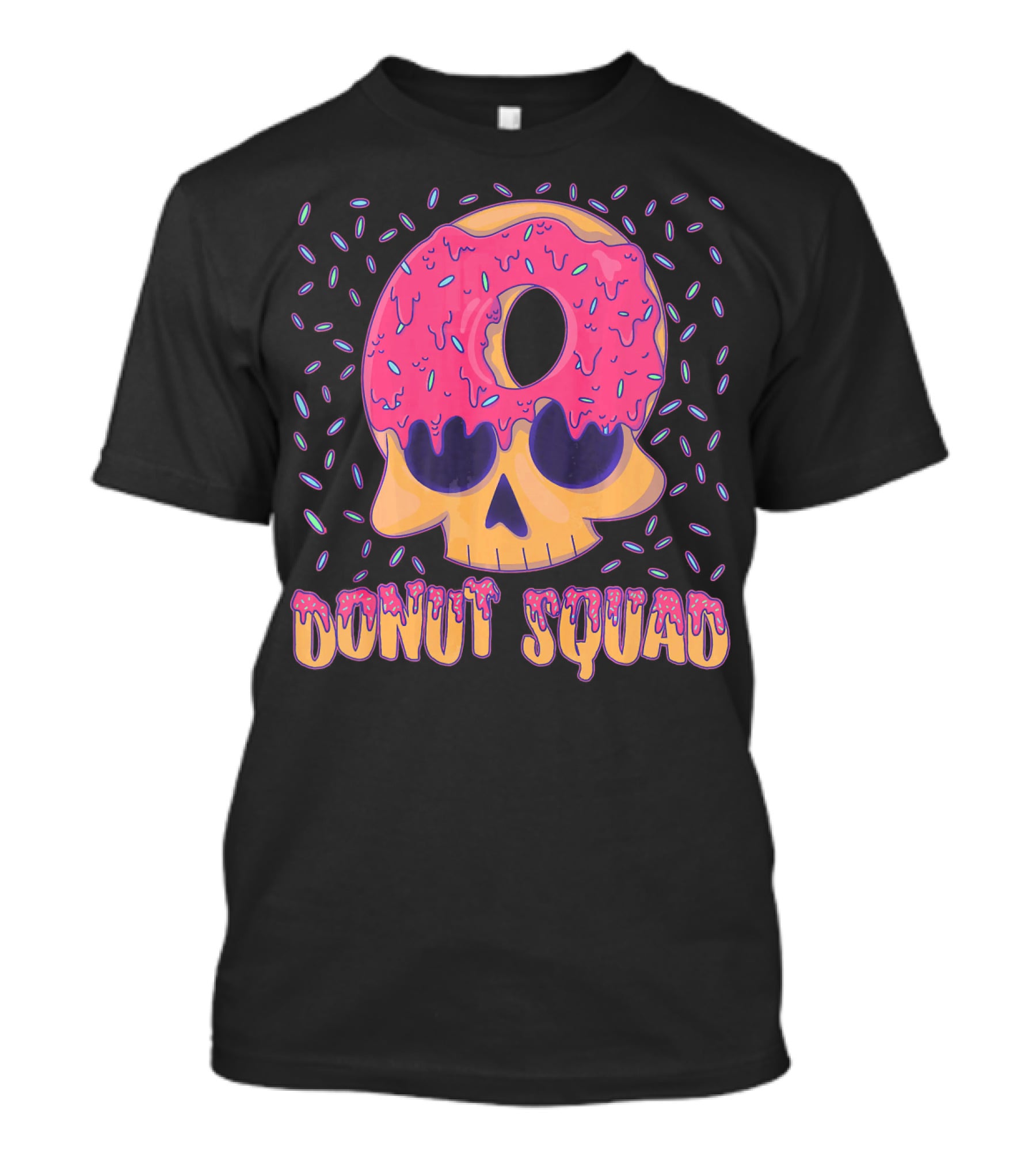 Donut Squad Skull Sprinkles T-Shirt