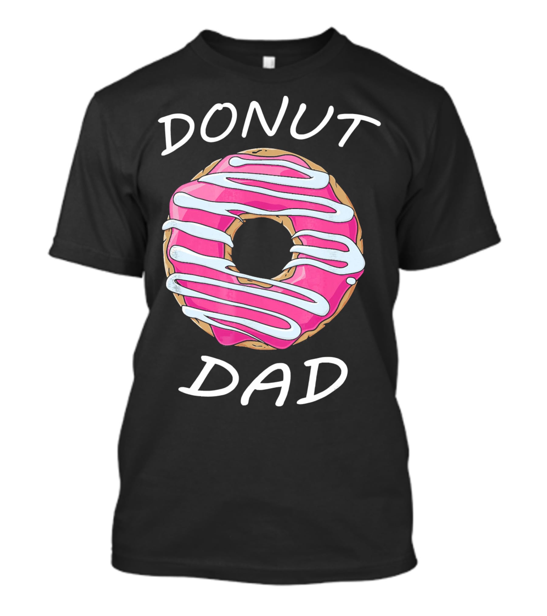 DONUT DAD Pink Frosting Swirl T-Shirt