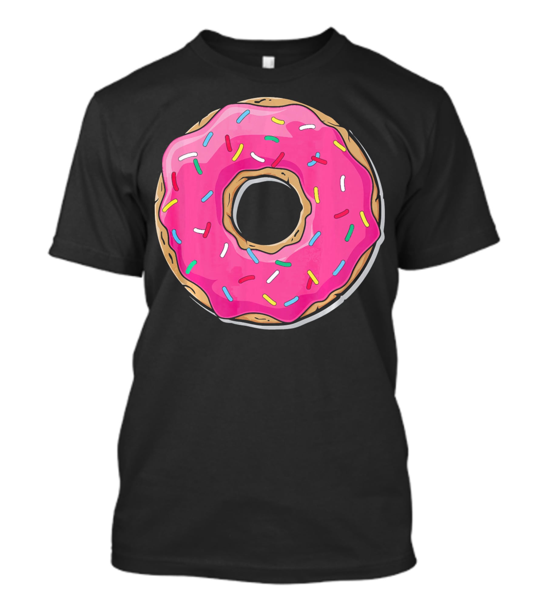 Pink Sprinkle Donut Delight T-Shirt