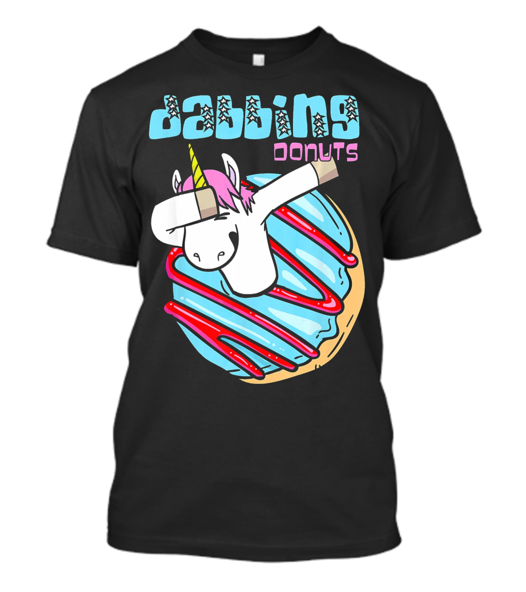 Dabbing Donuts Unicorn T-Shirt