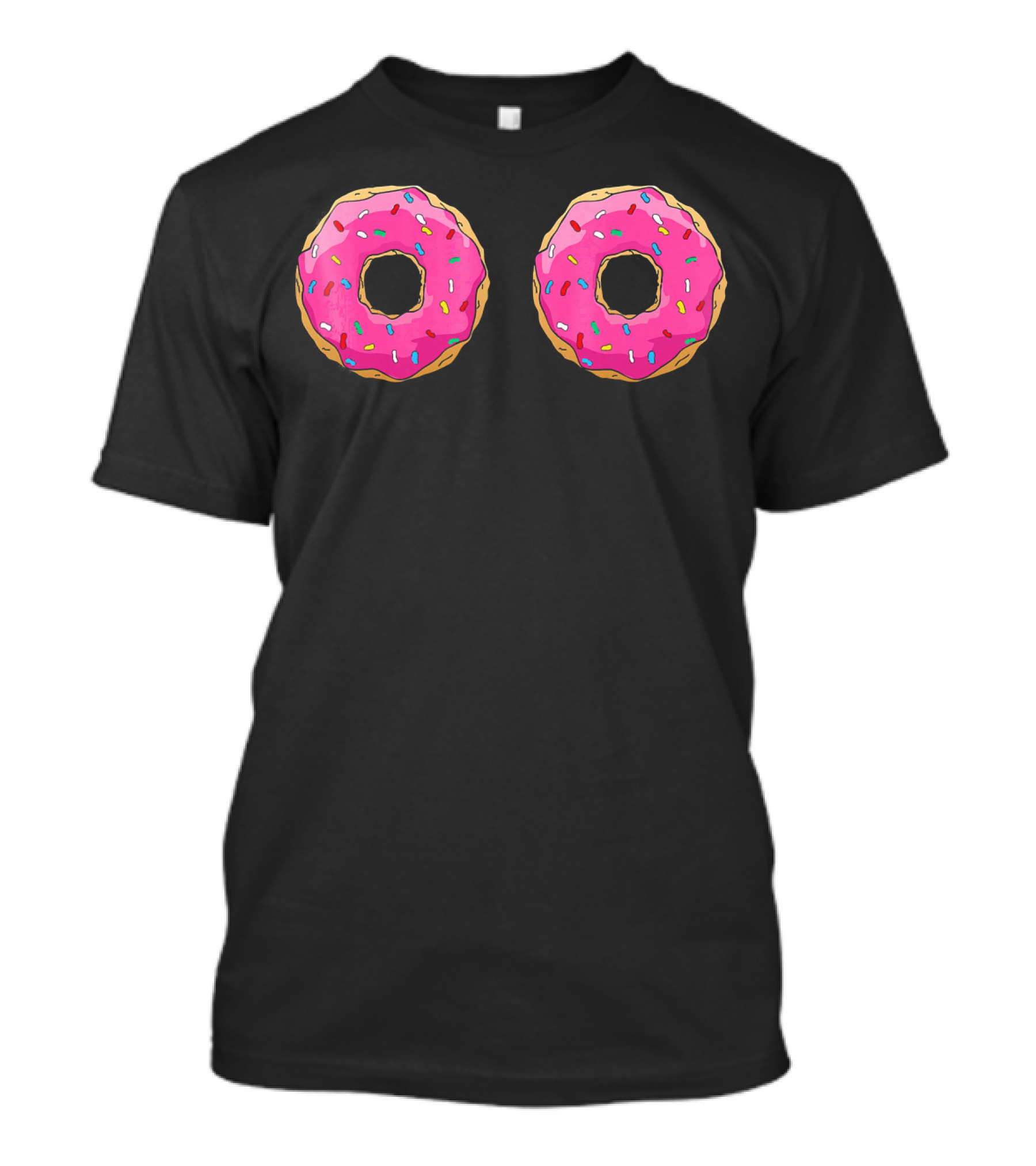 Funny Pink Sprinkle Donut Doughnut T-Shirt