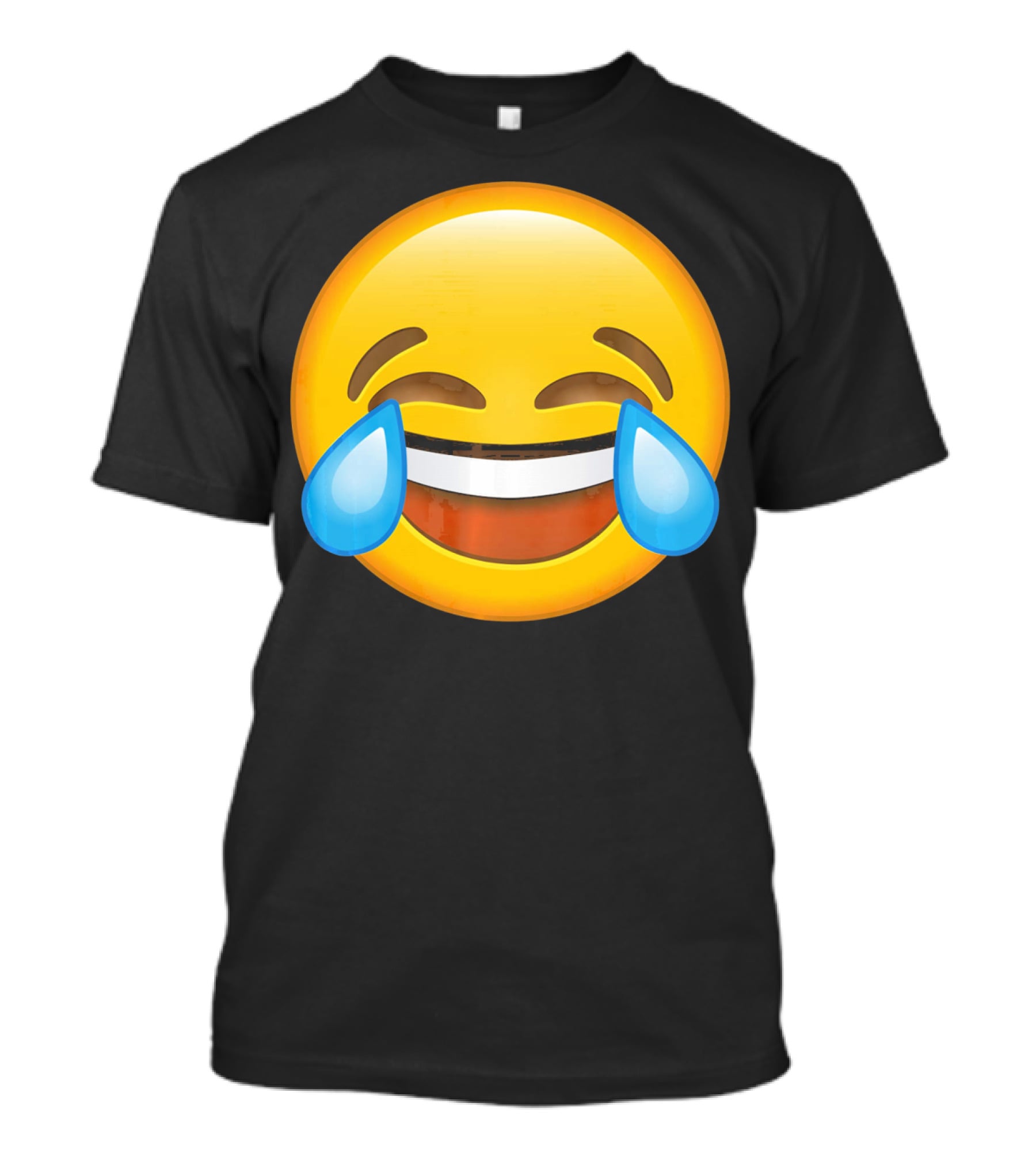 Funny Crying Tears Of Joy Laughing Emoji T-Shirt