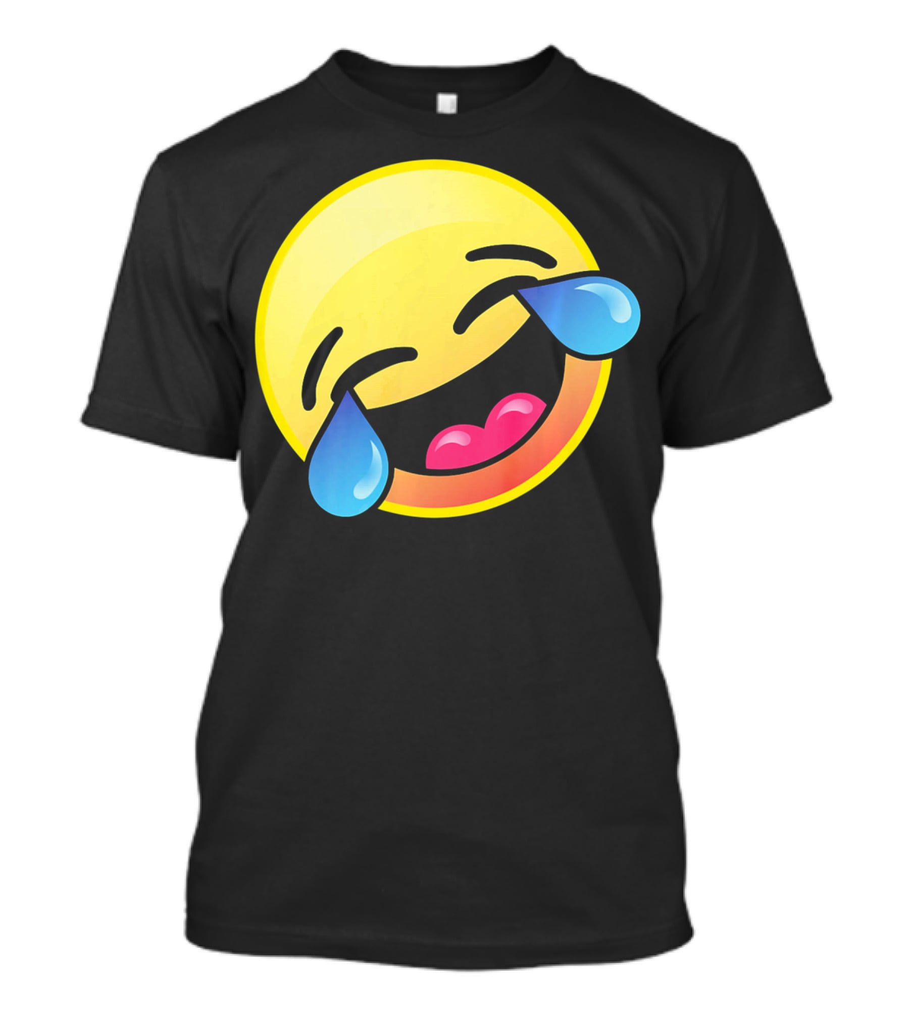 Laughing Crying Emoji Cute LOL Funny Expression T-Shirt
