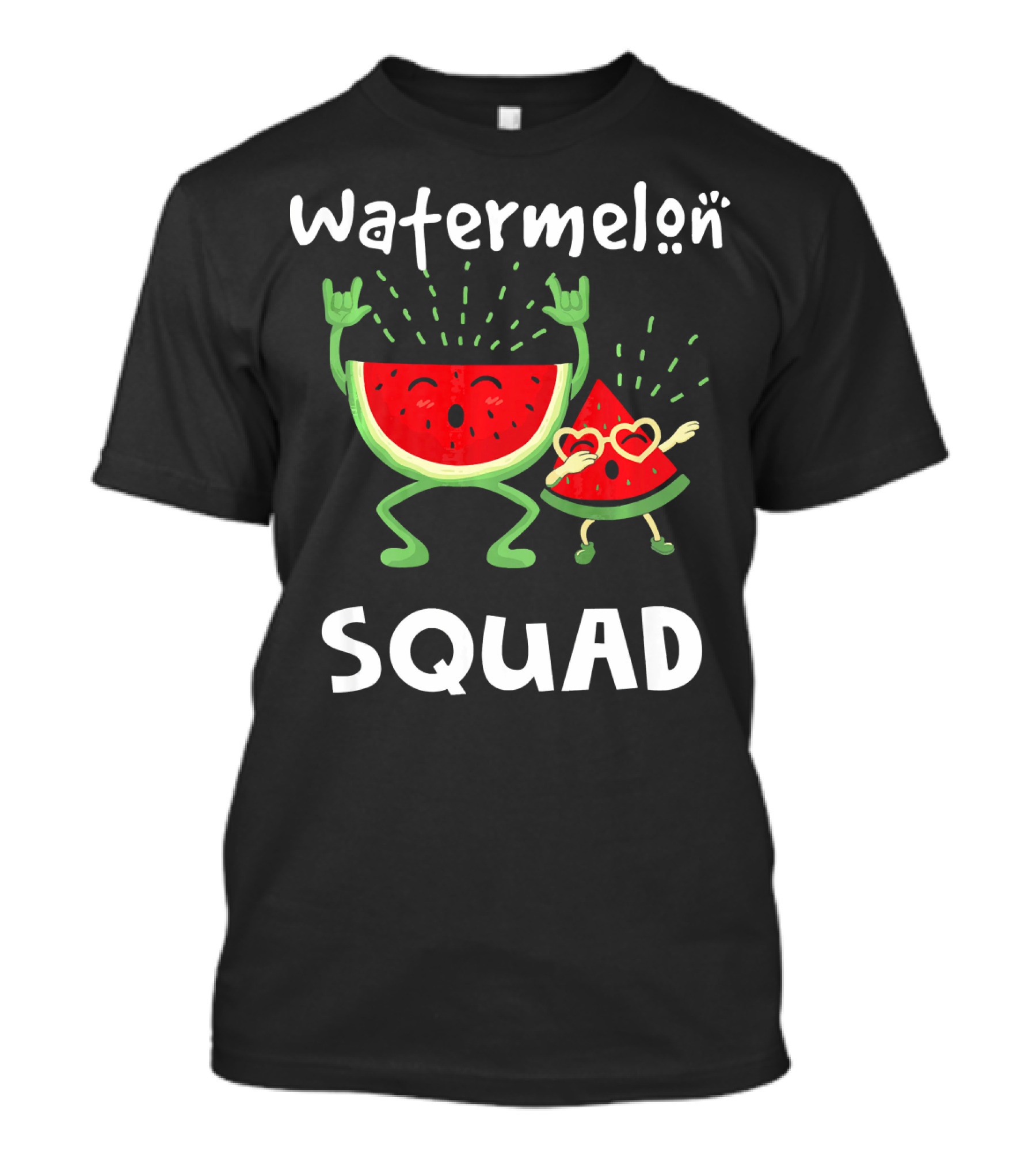 Watermelon Squad Funny Party Characters T-Shirt