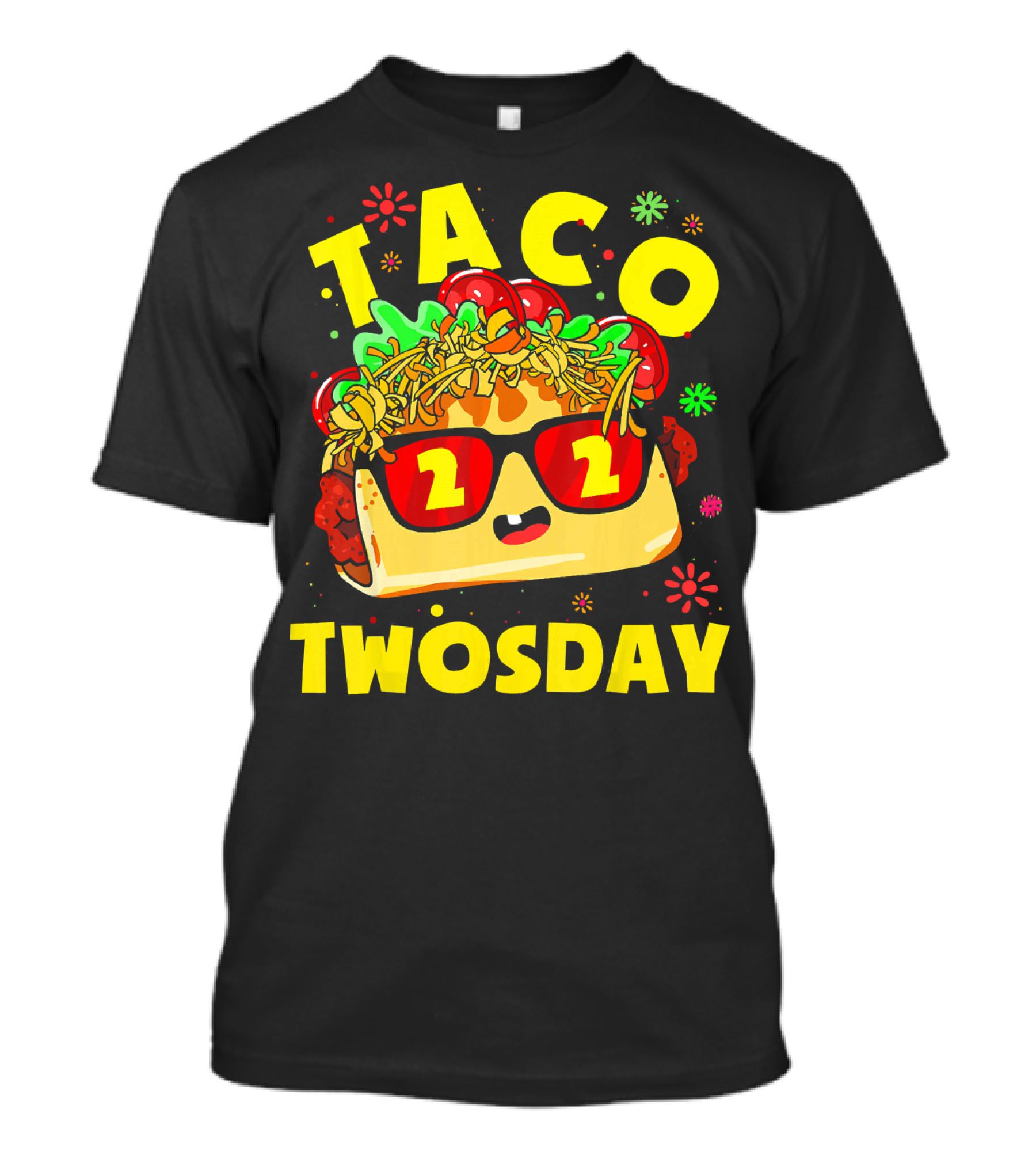 Taco Twosday 2nd Birthday Party Kids 2 Dos Cumpleanos T-Shirt