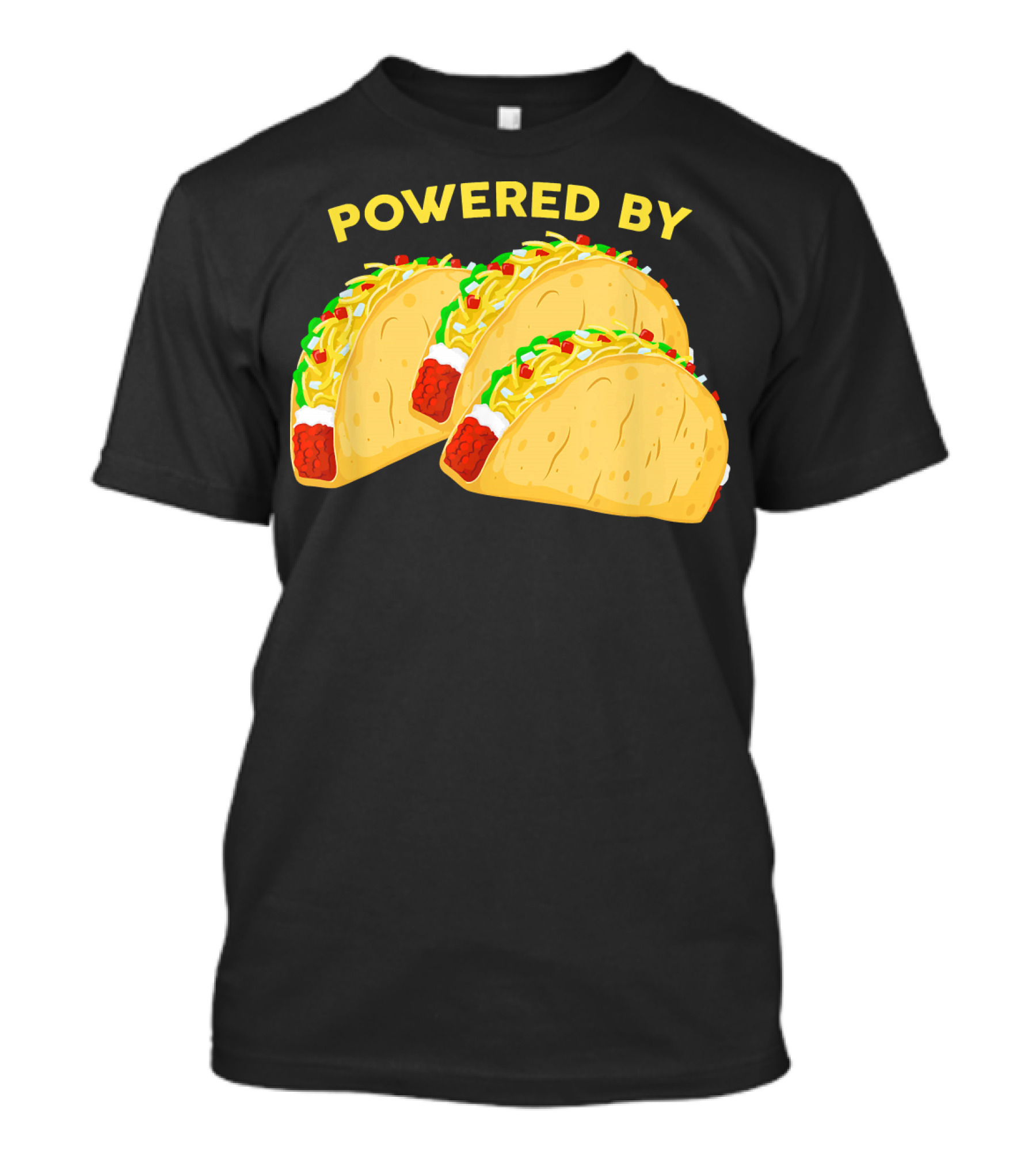 Powered By Tacos Viva Mexico Mexican Love T-Shirt