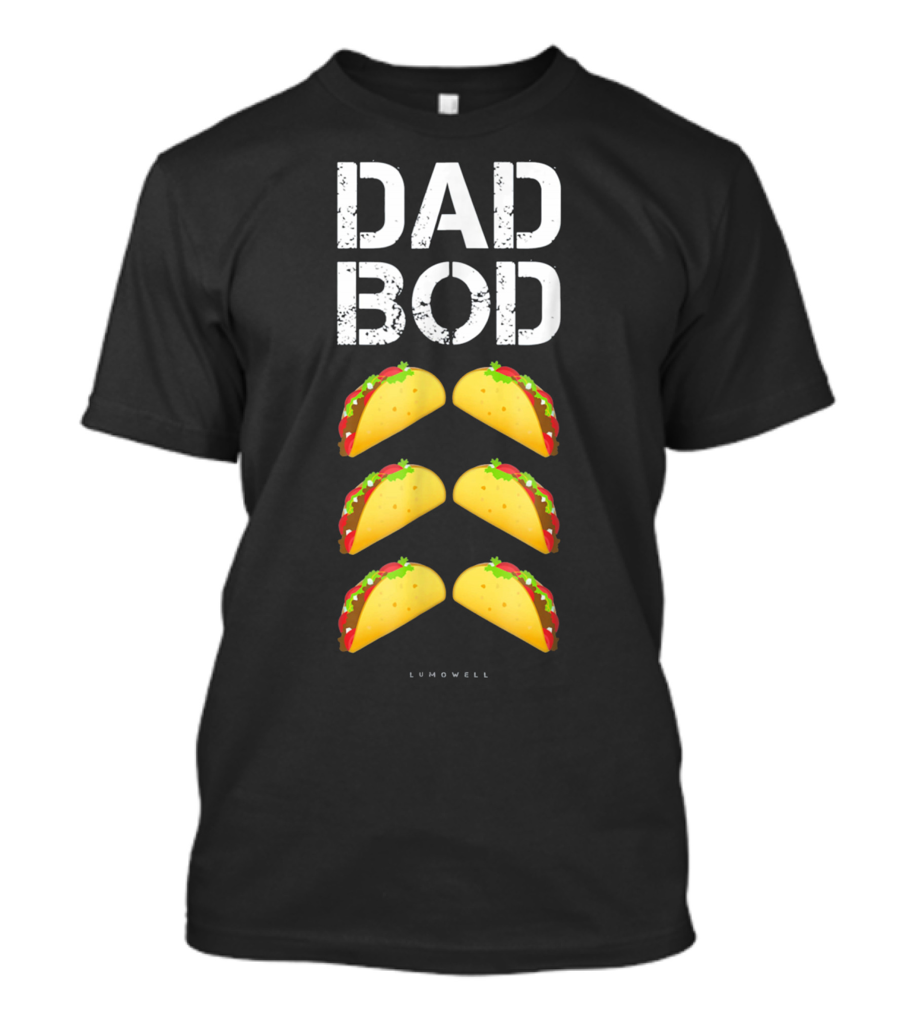 Dad Bod Taco Six Pack Funny Mens Lumowell T-Shirt