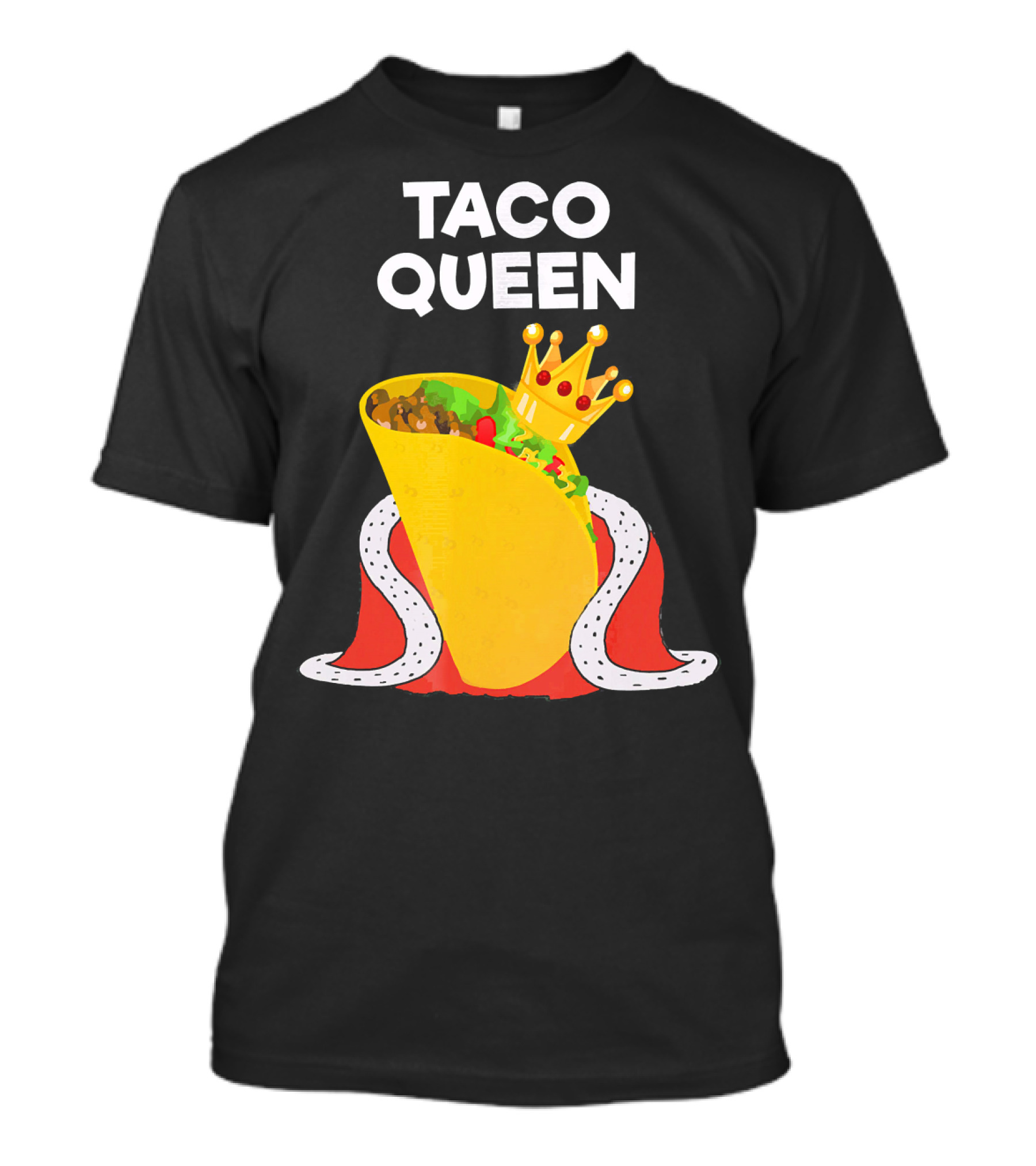 Taco Queen Royal Crowned Taco Tuesday T-Shirt