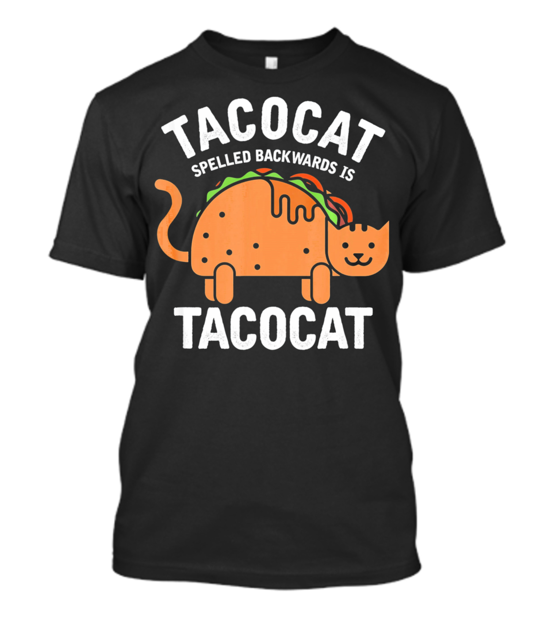 Tacocat Spelled Backwards Is Tacocat Cinco De Mayo Cinco De Meow Cat Taco T-Shirt