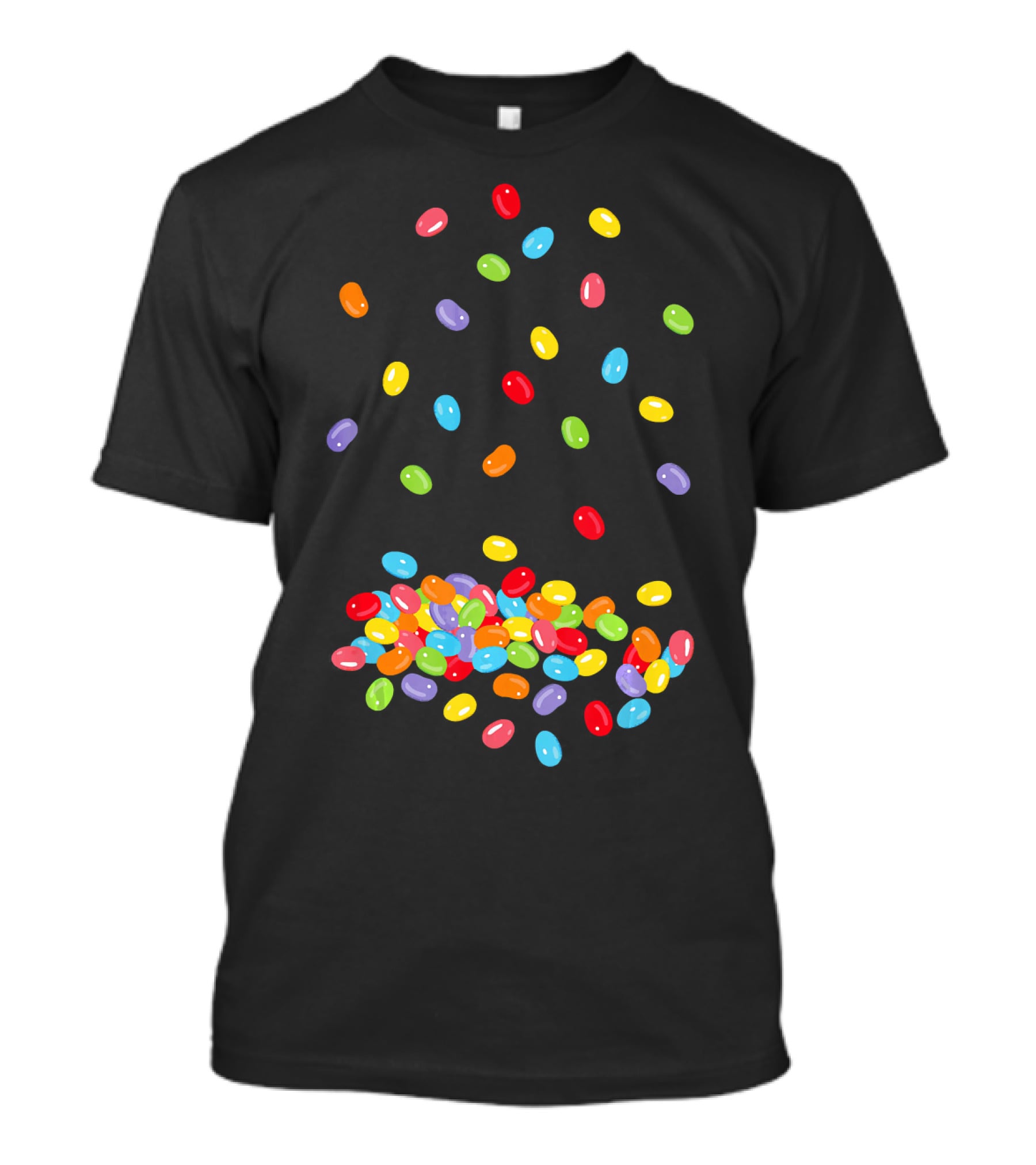 Colorful Cute Jelly Beans Candy Lover Easter Delight T-Shirt