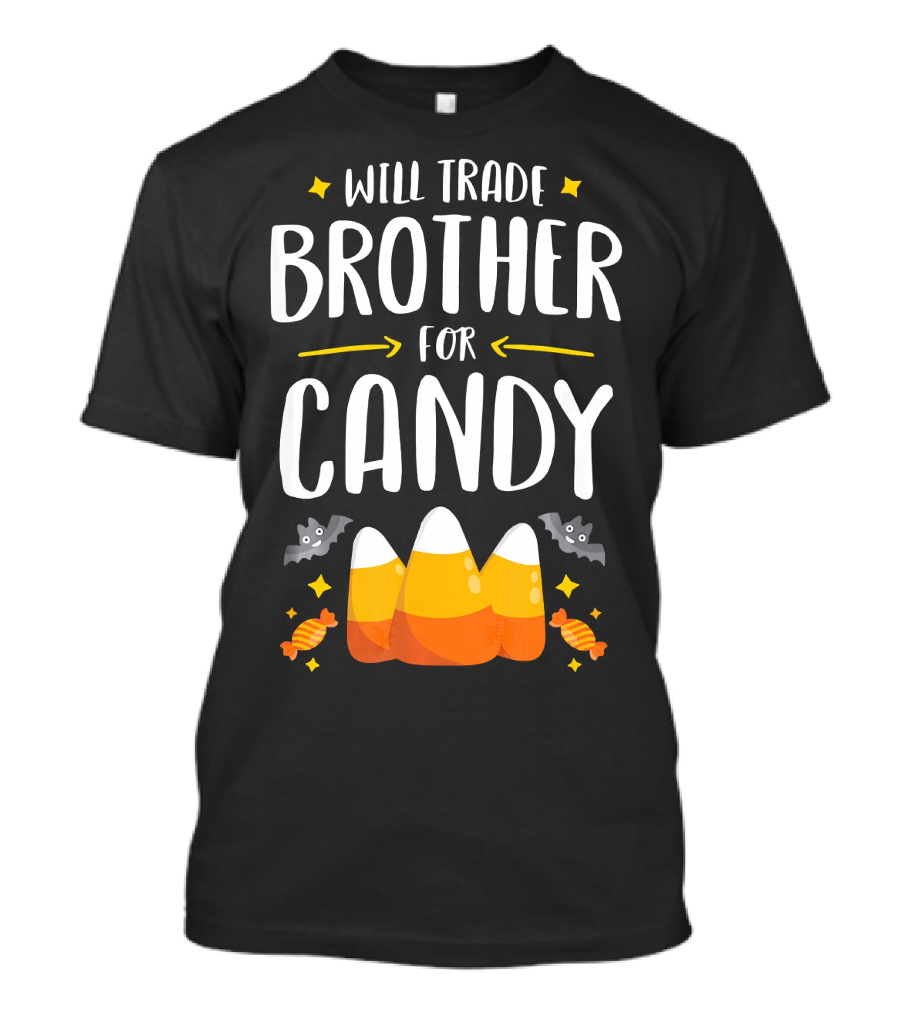 Will Trade Brother For Candy Halloween Sister Matching T-Shirt