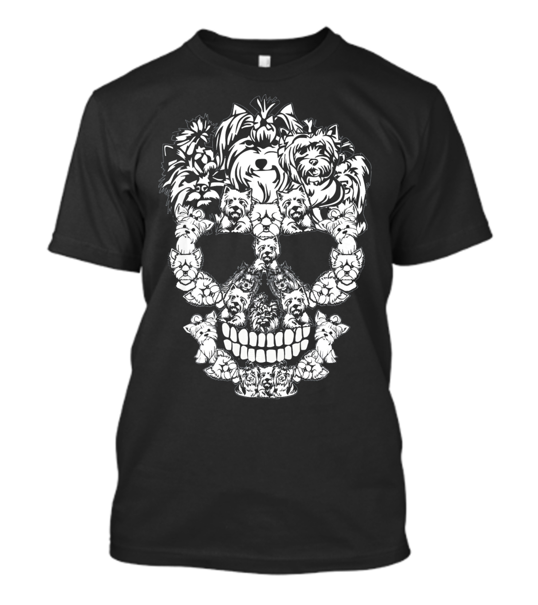 Yorkshire Terrier Skull T-Shirt