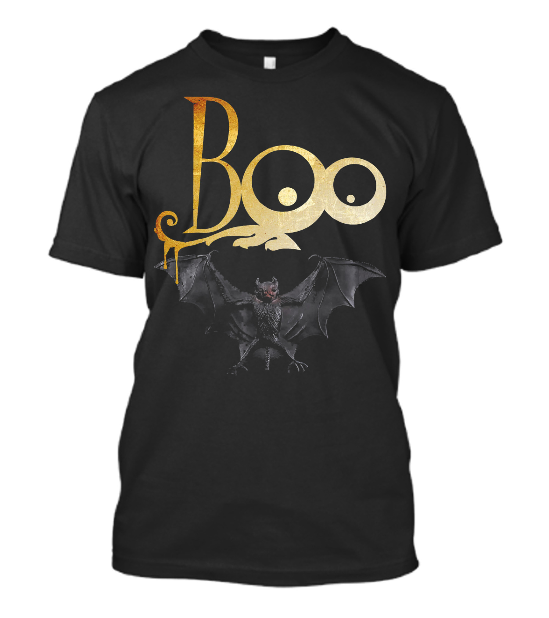 Boo Halloween Cool Bat Spooky Night T-Shirt