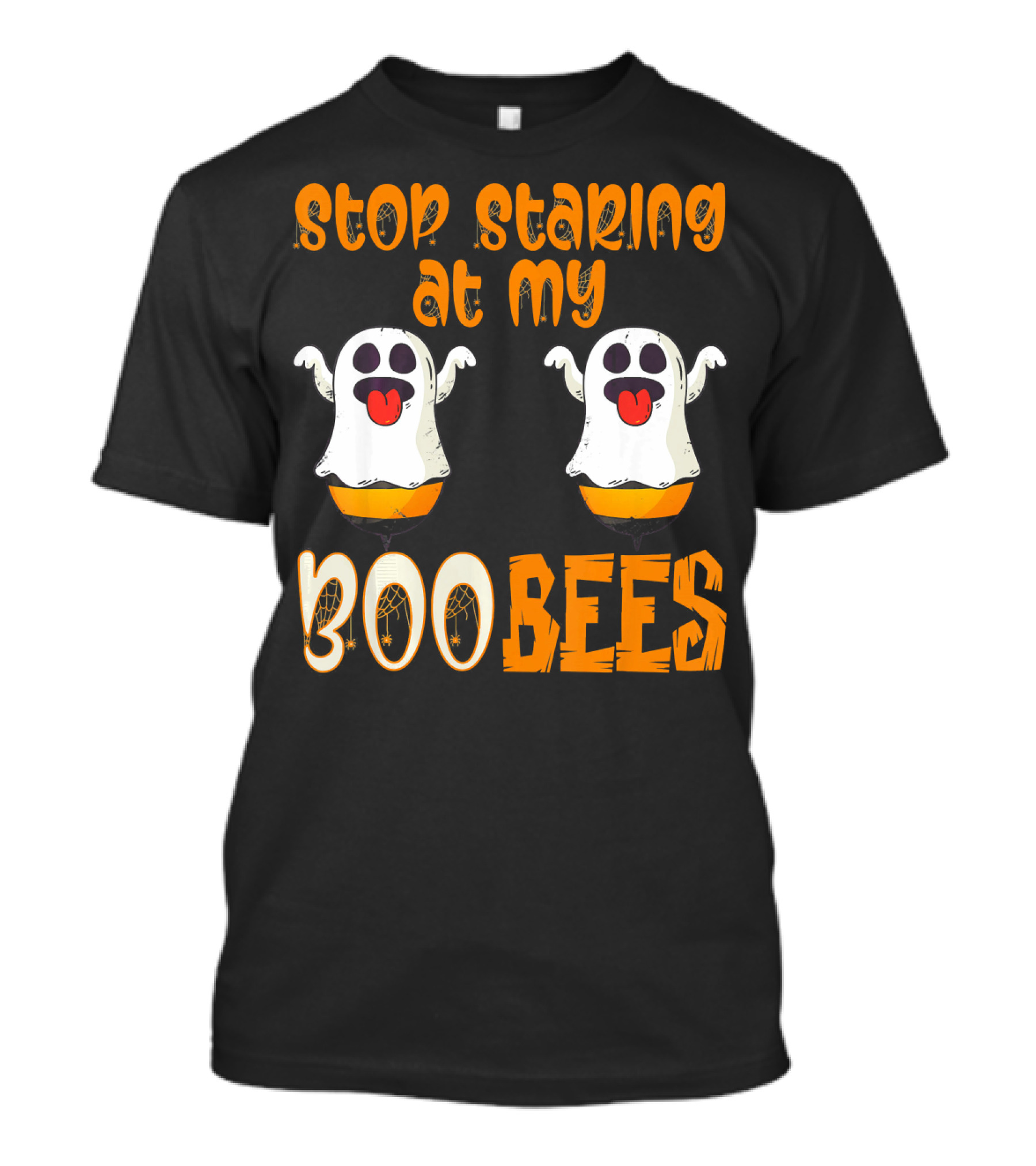 Stop Staring At My Boo Bees Ghosts With Pumpkins T-Shirt