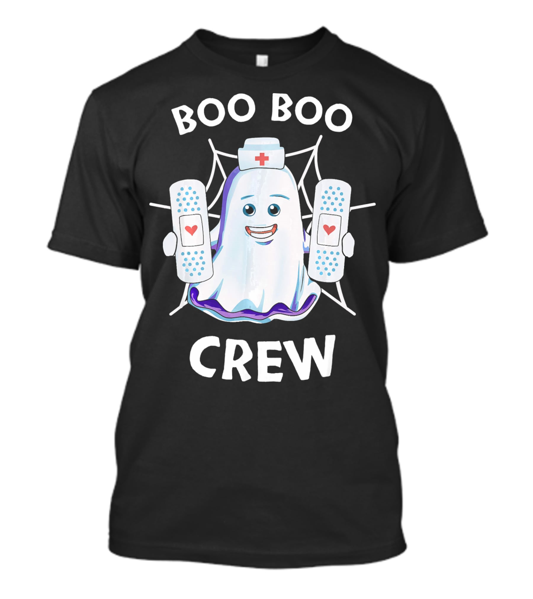 BOO BOO CREW Halloween Funny Nurse Costume T-Shirt
