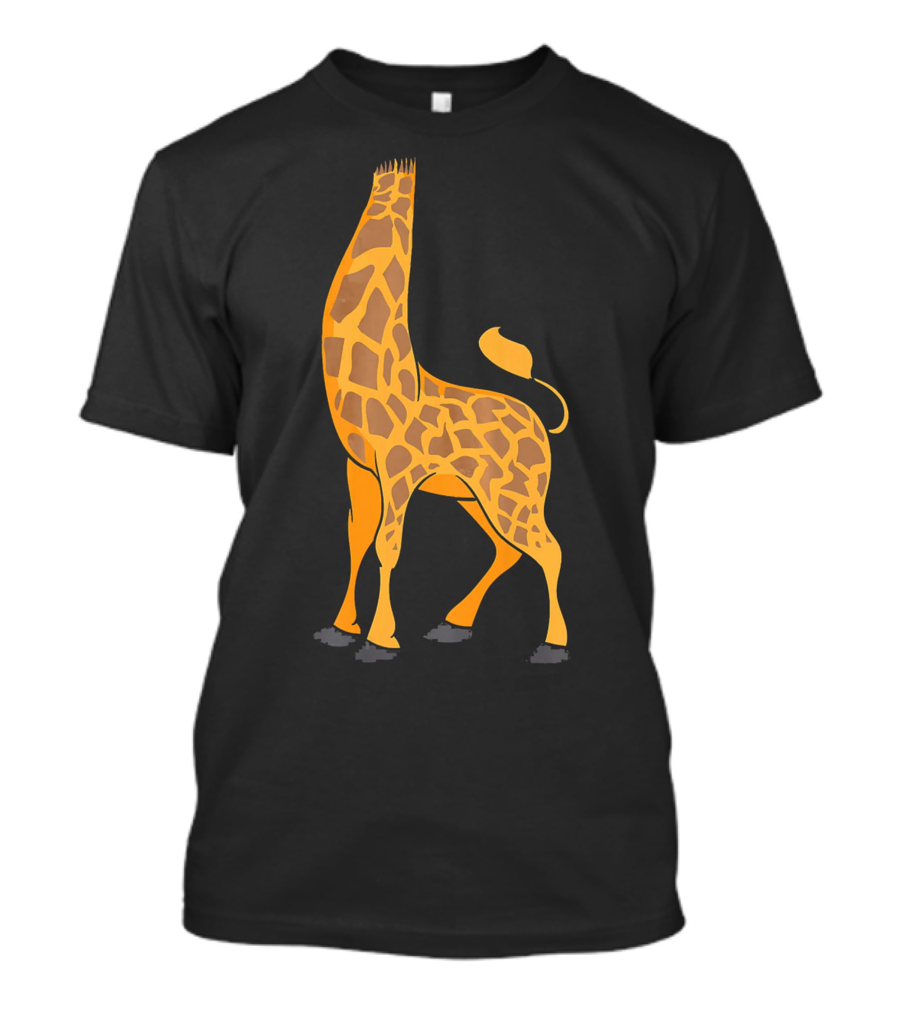 Giraffe In The Style Of A Dinosaur At The Tail End T-Shirt