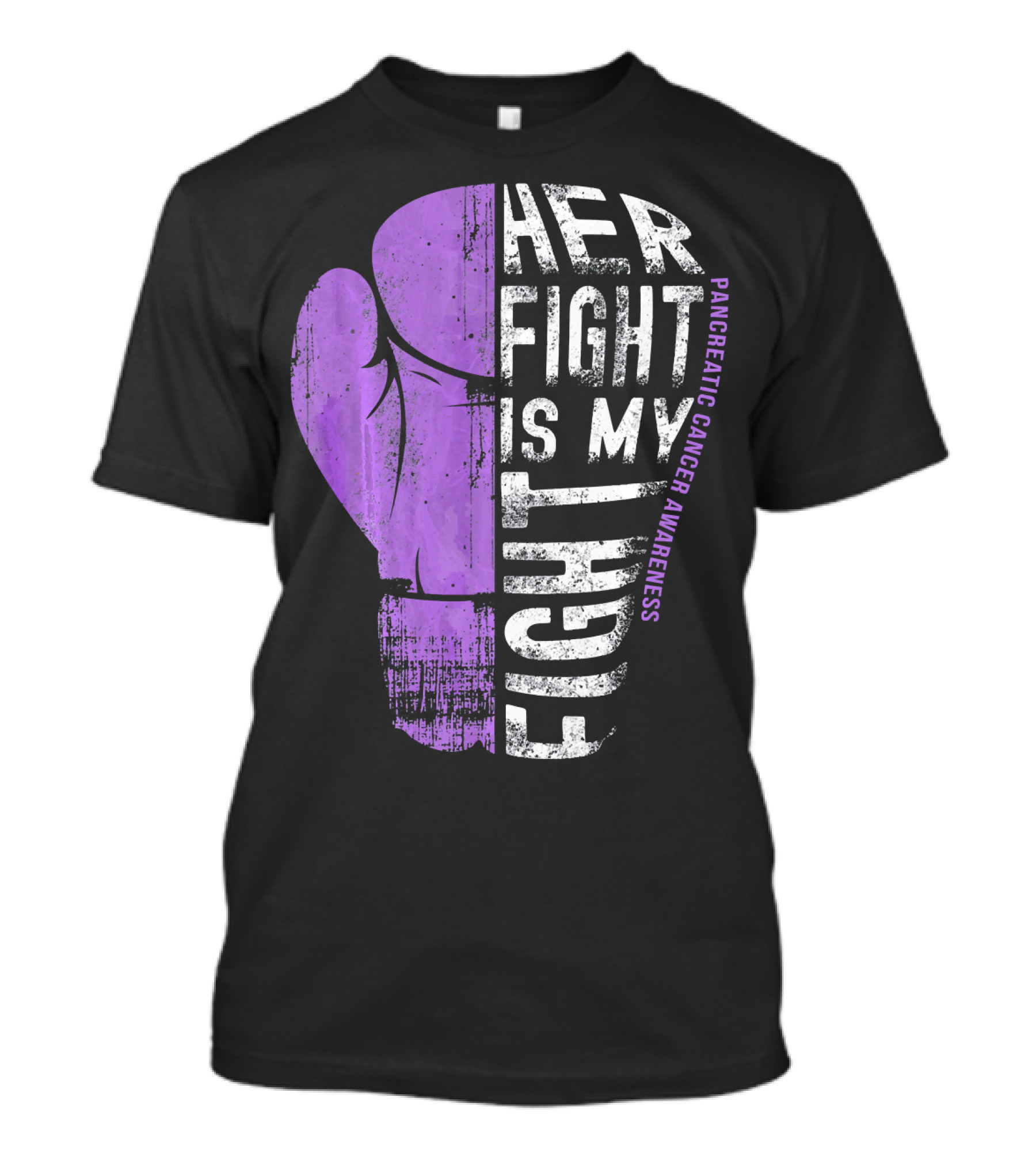 Her Fight Is My Fight Pancreatic Cancer Awareness T-Shirt
