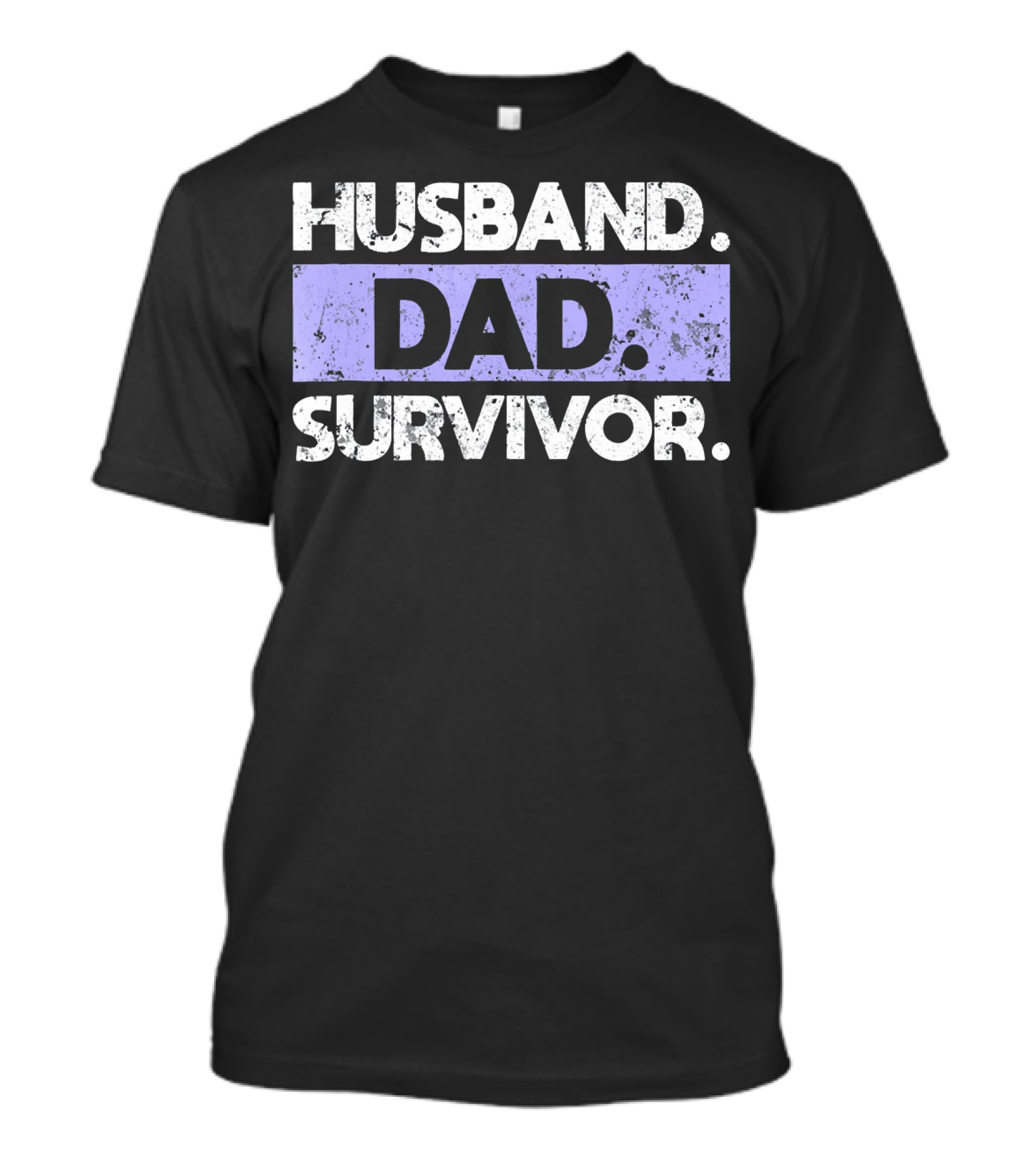 Husband Dad Survivor Cancer Awareness T-Shirt