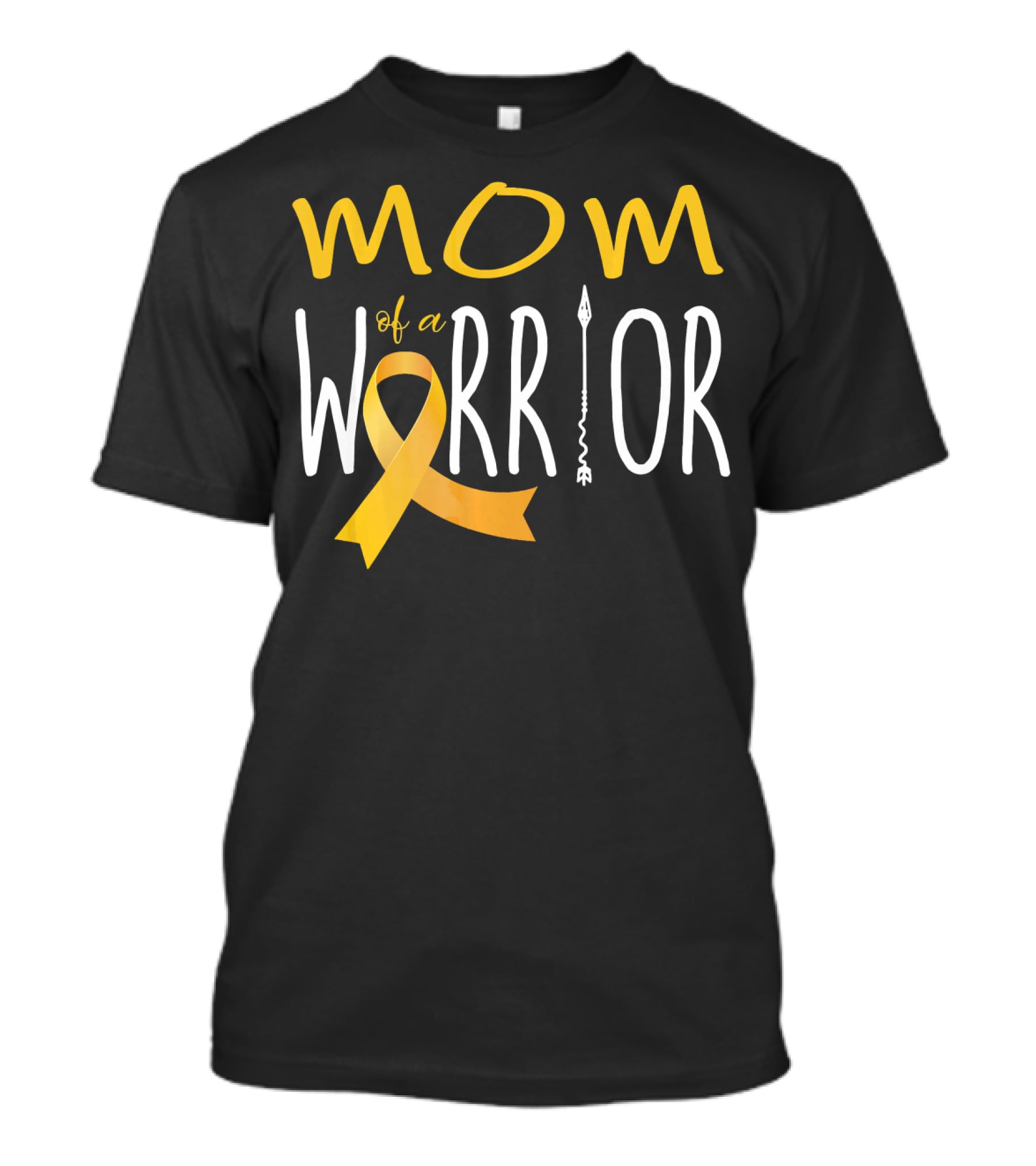 Childhood Cancer Awareness Mom Of A Warrior T-Shirt