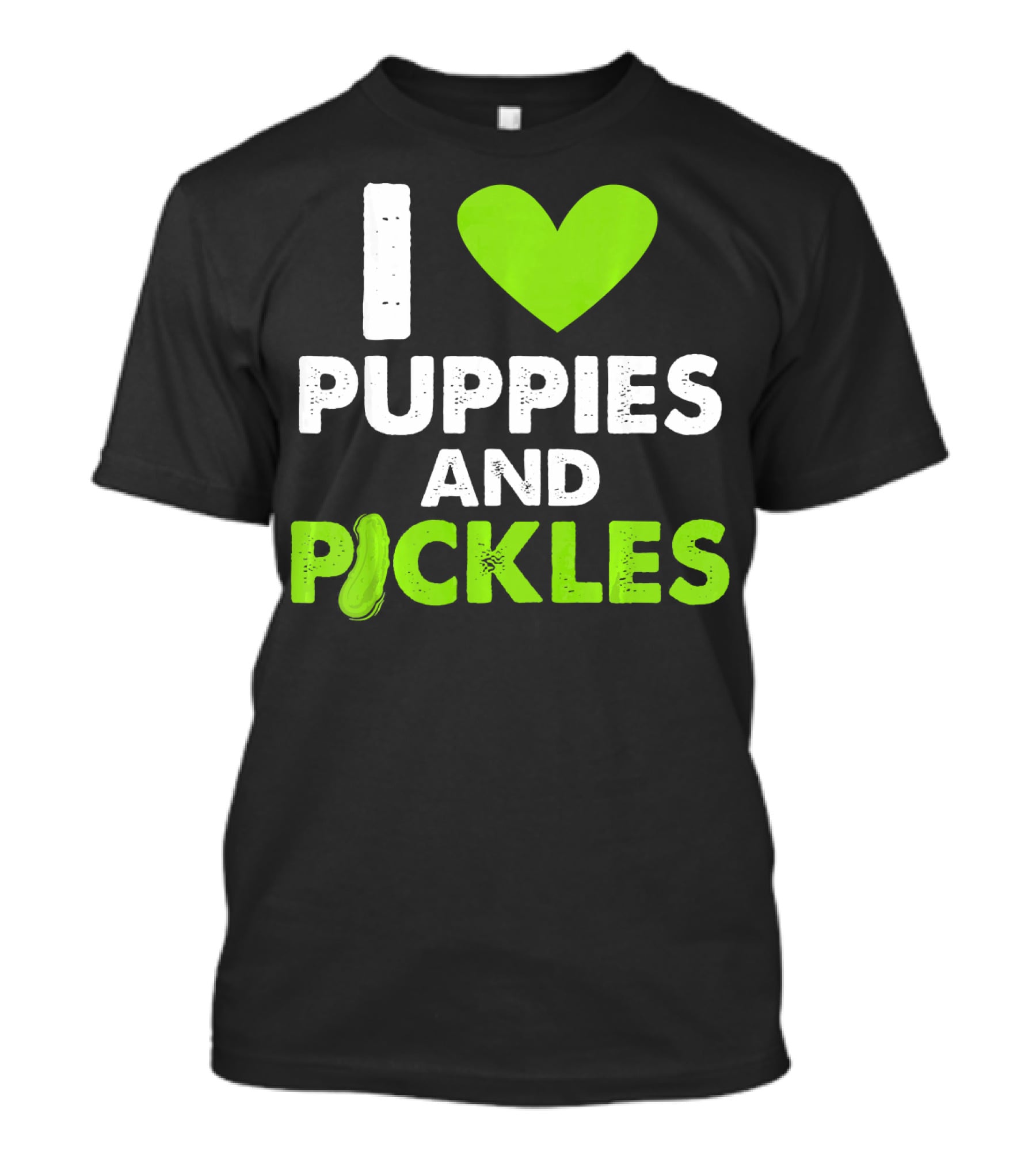 I Love Puppies And Pickles I Heart Puppies And Pickles T-Shirt