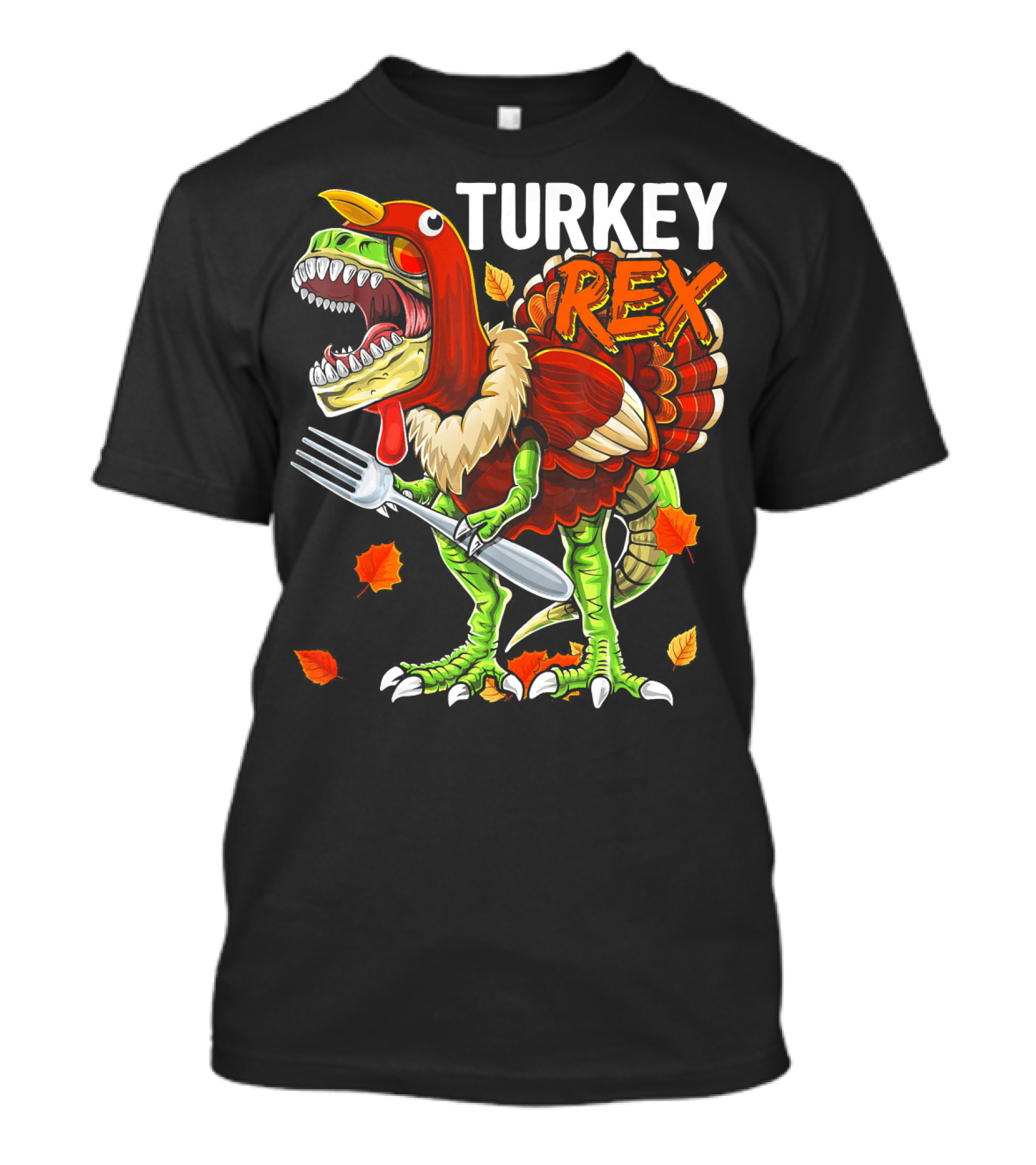 TURKEY REX Thanksgiving Dinosaur Costume T-Shirt
