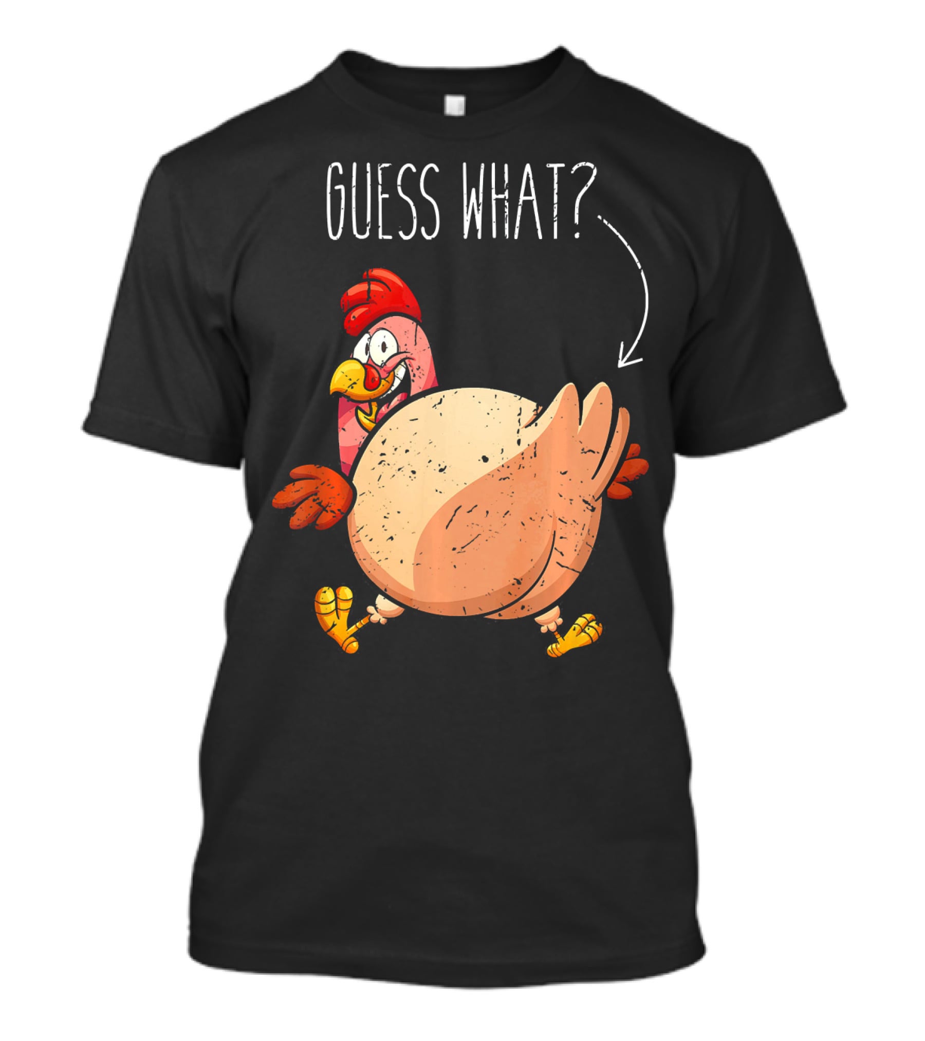 Guess What Turkey Funny Butt Joke T-Shirt