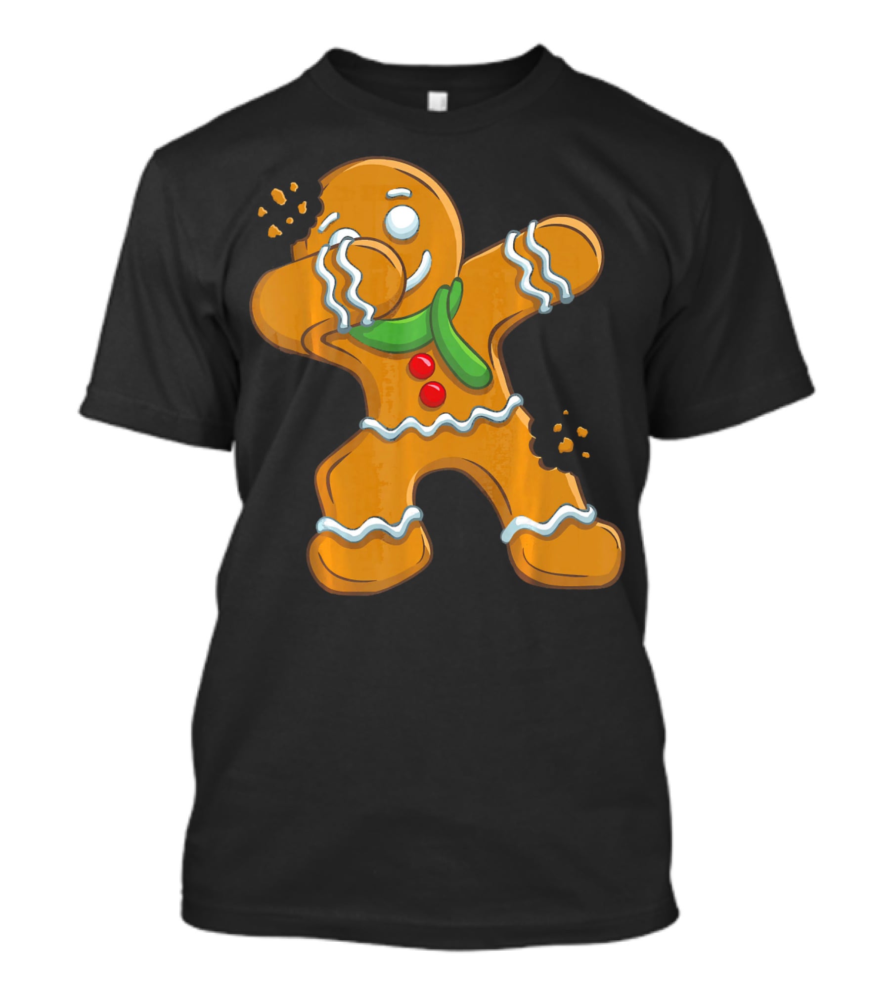 Dabbing Gingerbread Man Christmas Cookies Dance T-Shirt