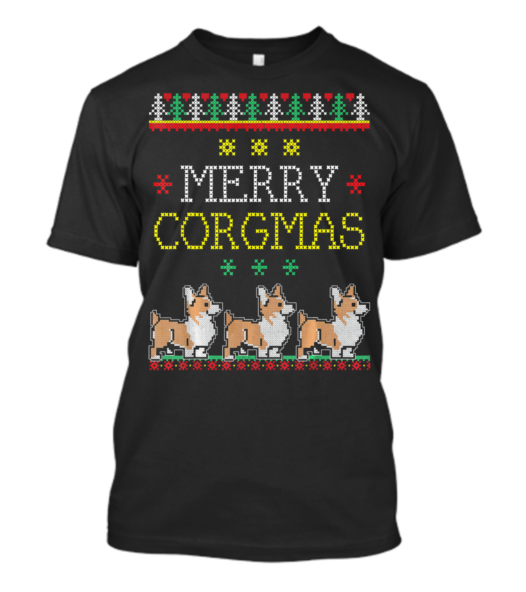Merry Corgmas Corgi Pet Dog Christmas T-Shirt