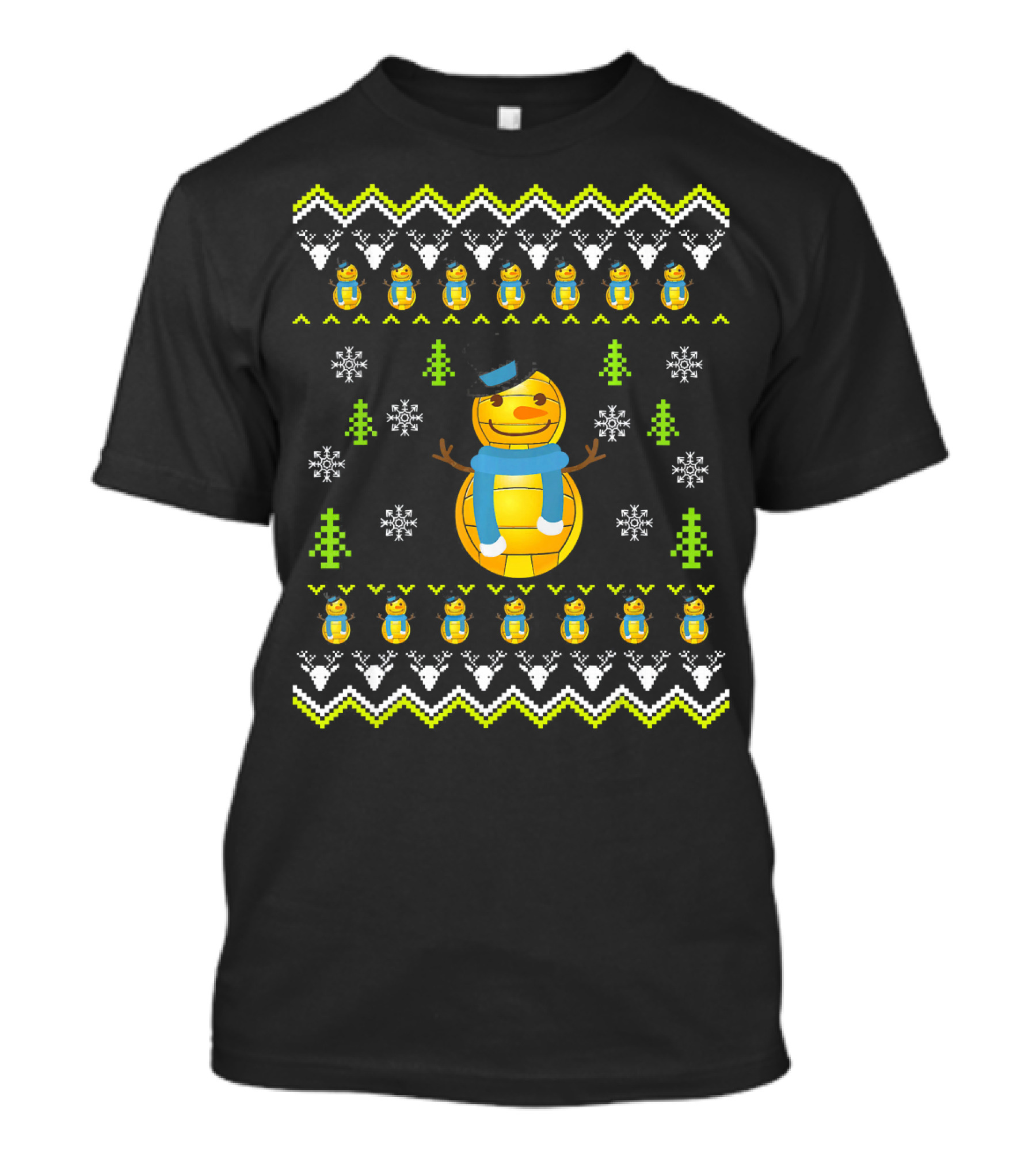 Water Polo Snowman Ugly Christmas T-Shirt