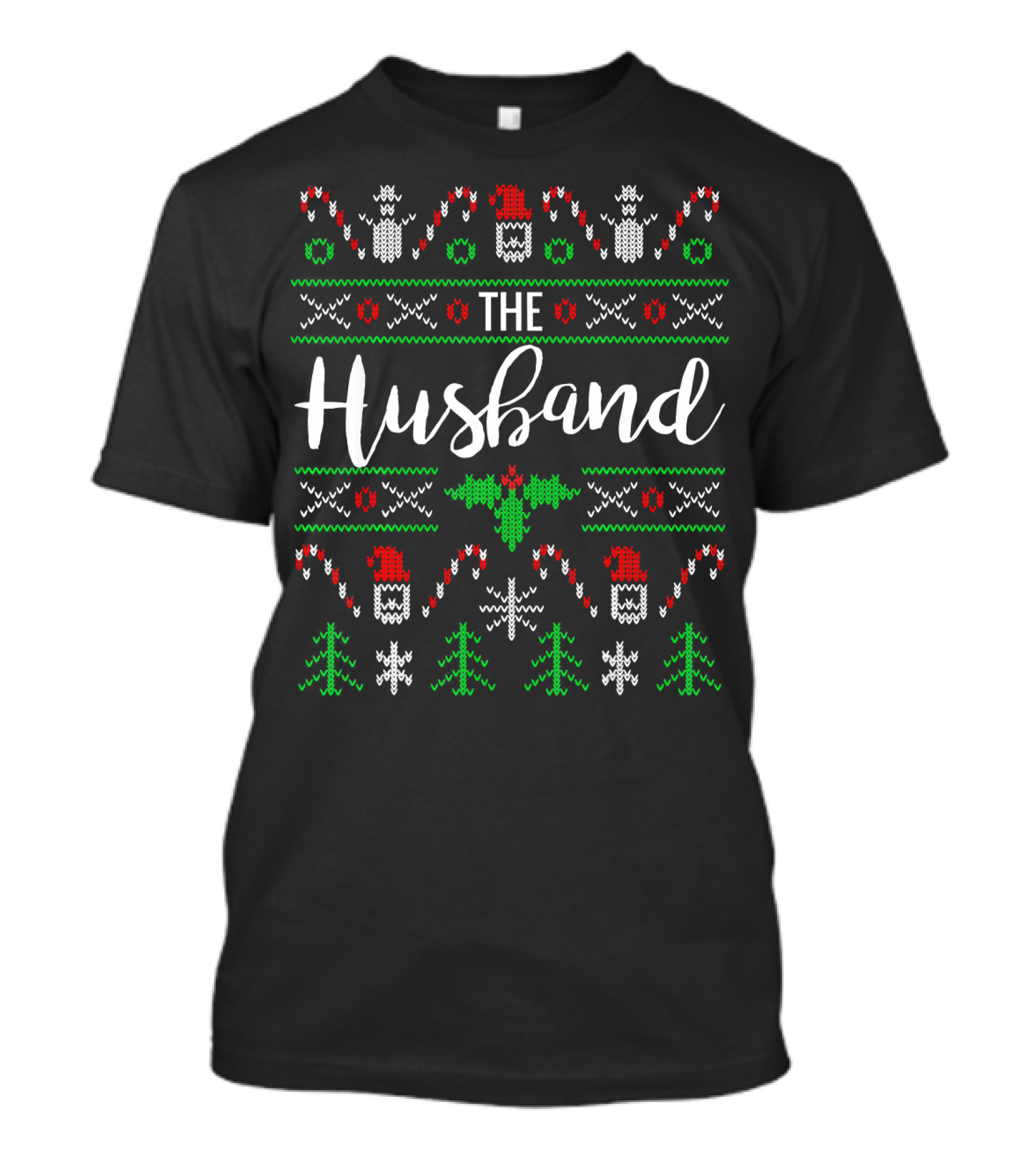 The Husband Married Couples Matching Ugly Christmas T-Shirt