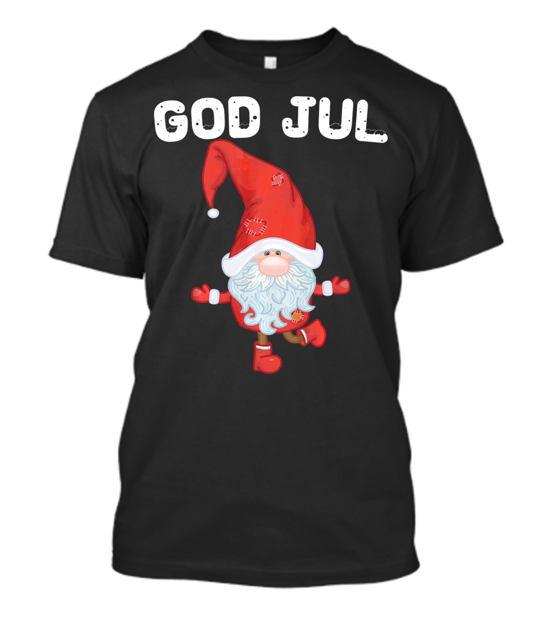 God Jul Santa Claus Swedish Merry Christmas Sweden T-Shirt