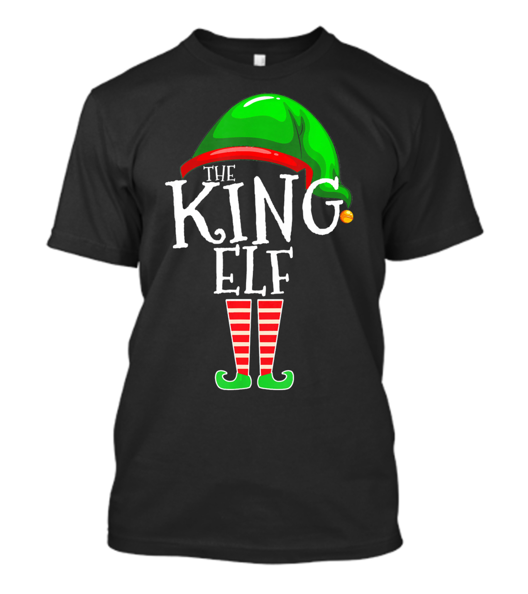 The King Elf Family Matching Group Christmas Outfit Holiday Helper T-Shirt