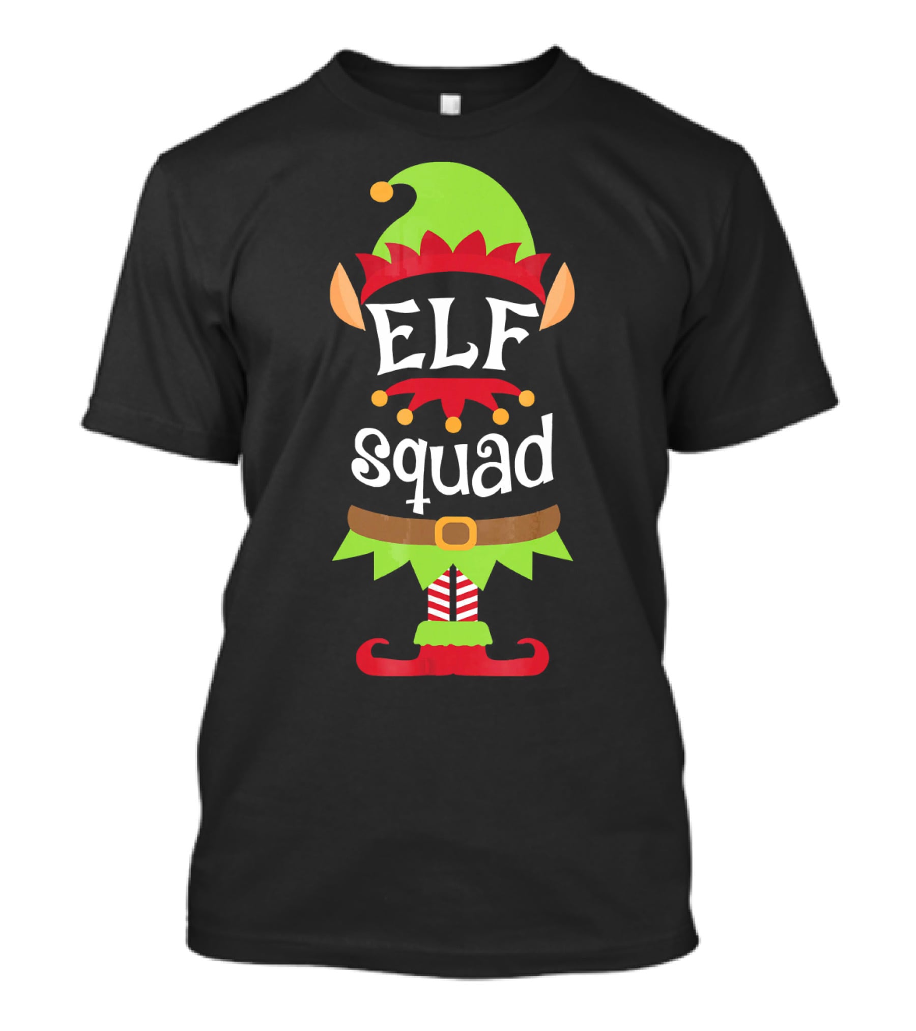 ELF Squad Christmas Funny X Mas Costume T-Shirt