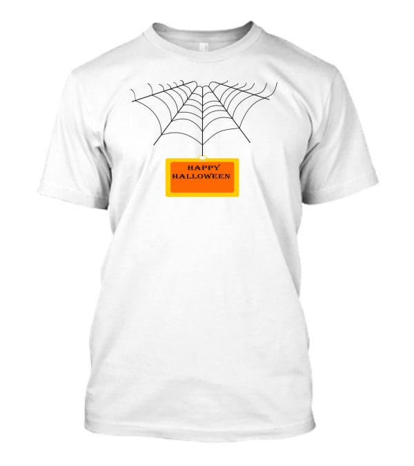 Happy Halloween Spiderwebs T-Shirt