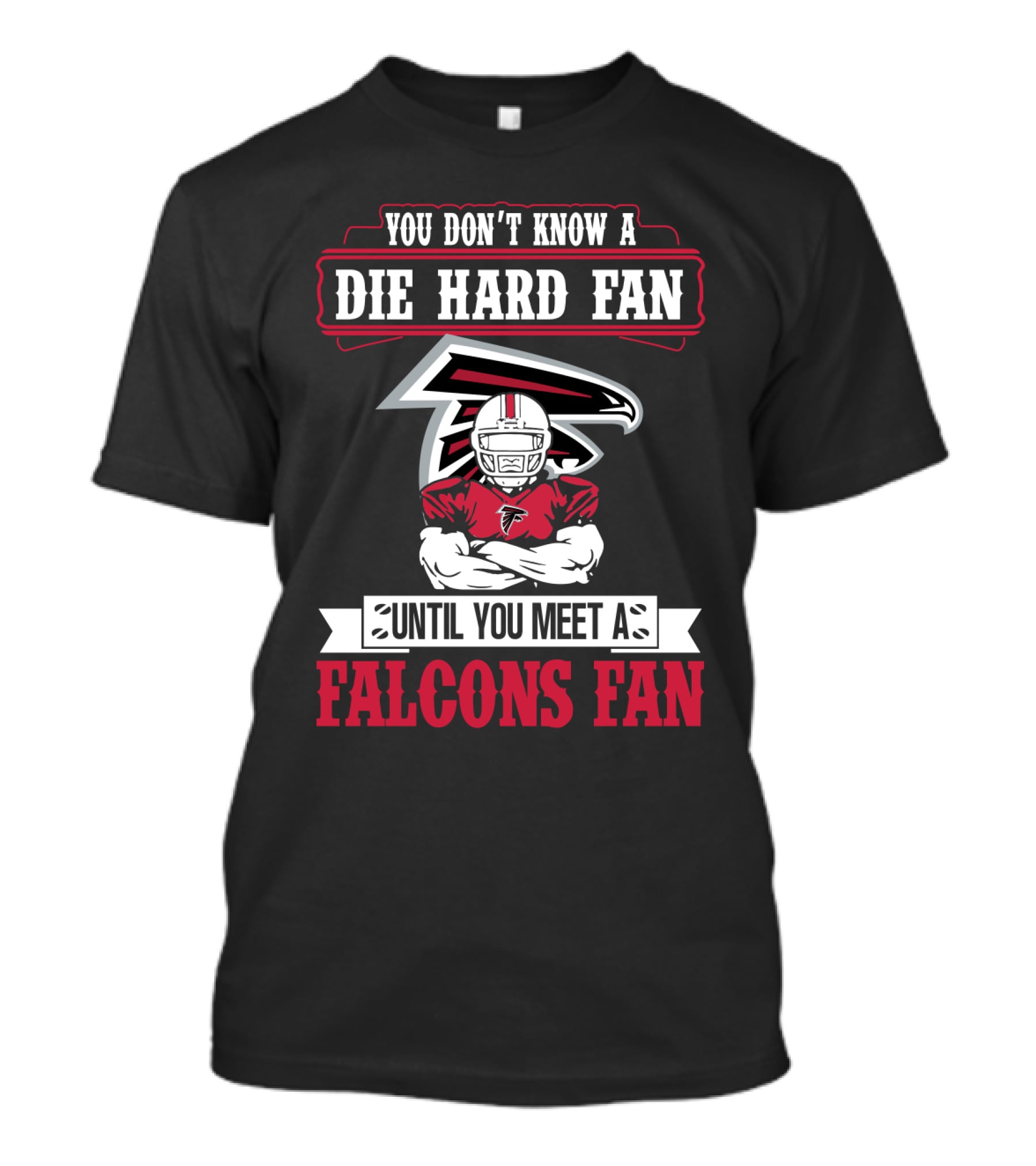 You Don't Know A Die Hard Fan Until You Meet A Falcons Fan Atlanta Falcons T-Shirt