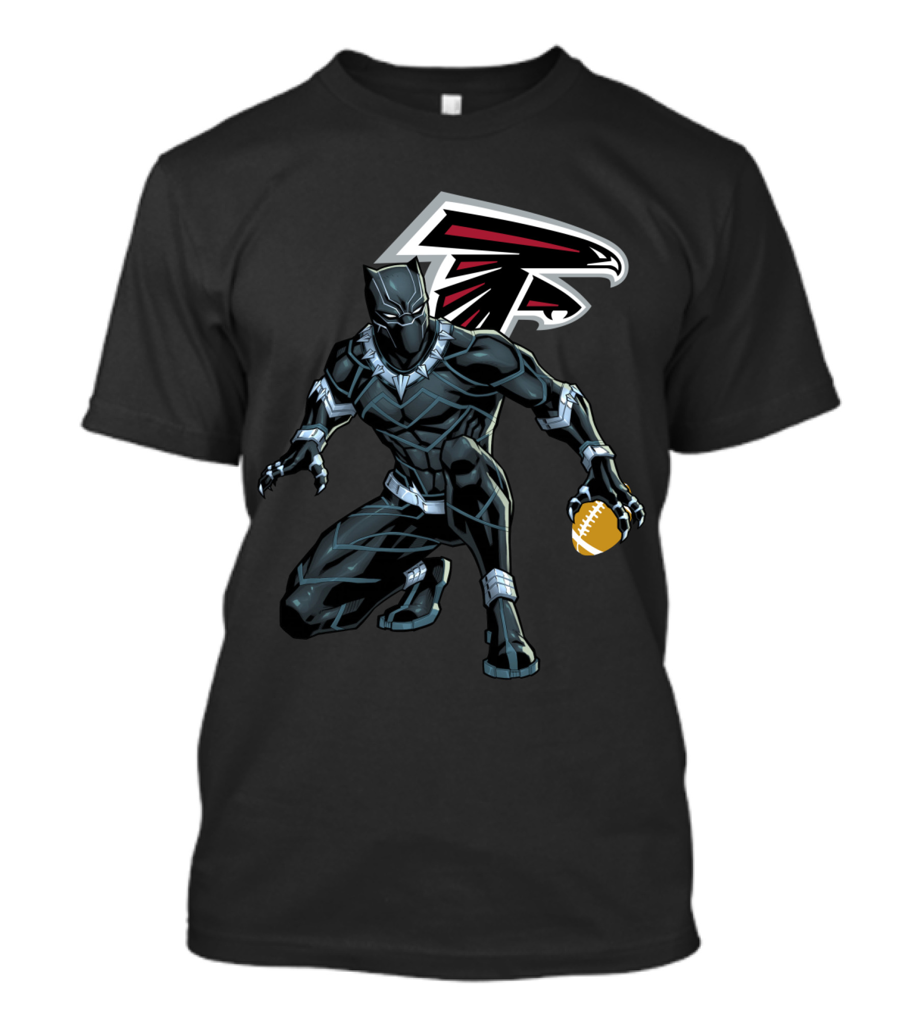 Atlanta Falcons Panther Football Crossover T-Shirt