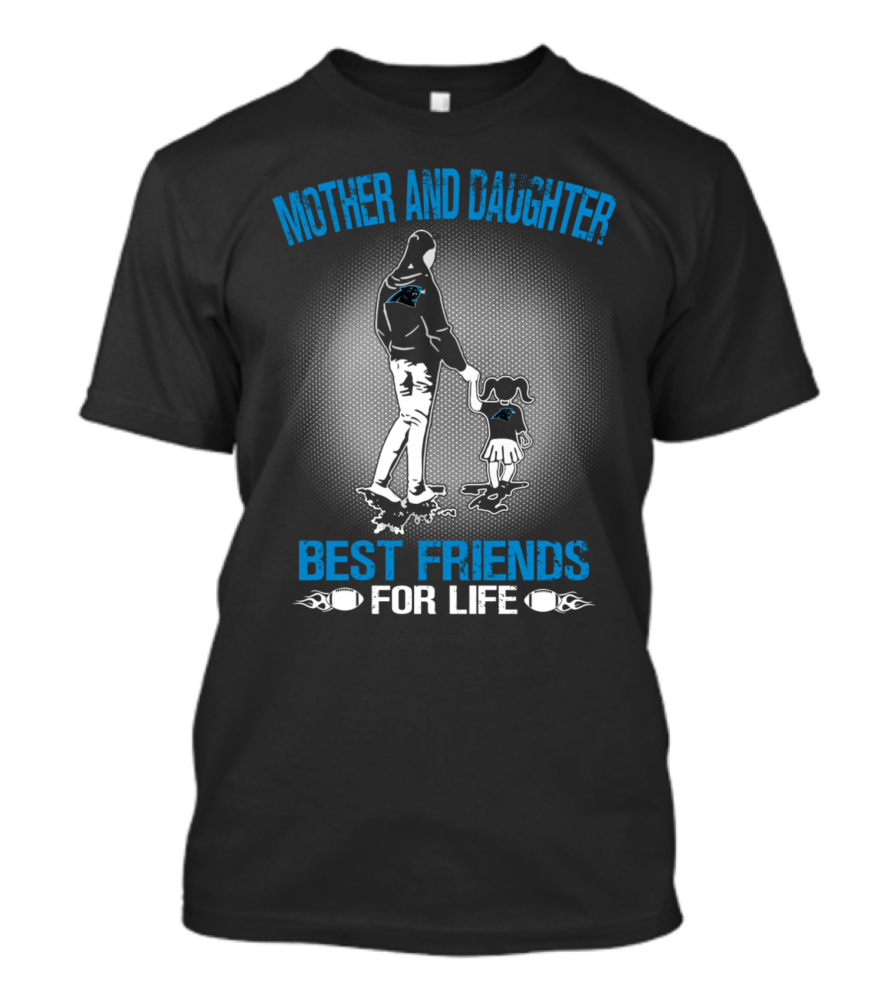 Mother And Daughter Carolina Panthers Best Friends For Life T-Shirt