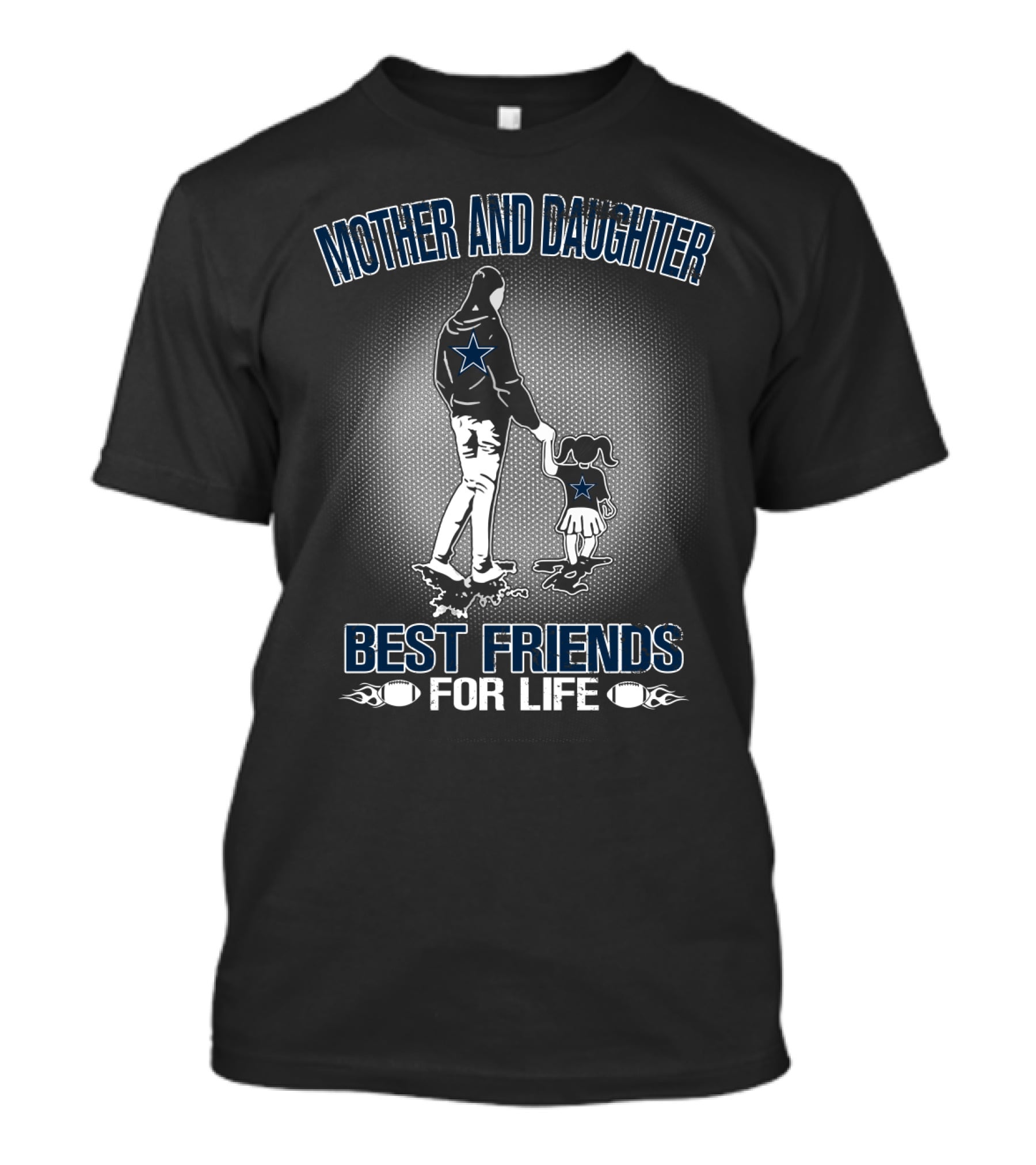 Mother And Daughter Best Friends For Life Dallas Cowboys T-Shirt