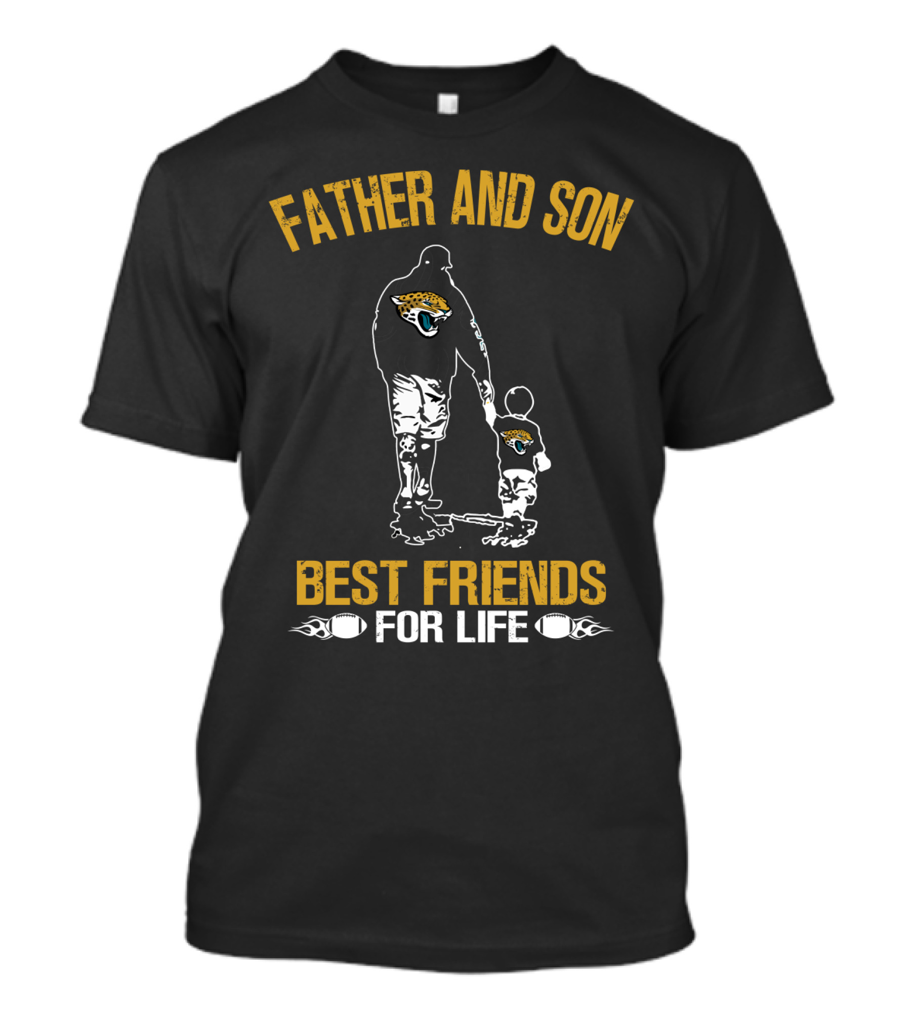 Jacksonville Jaguars Father And Son Best Friends For Life T-Shirt