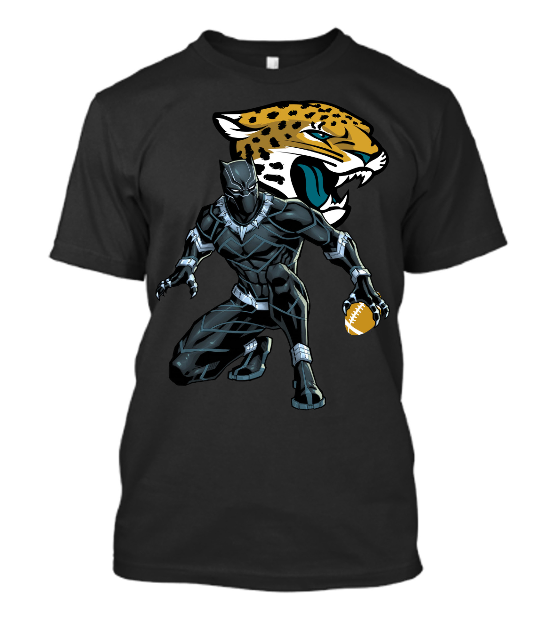 Jacksonville Jaguars Panther Crossover Football T-Shirt