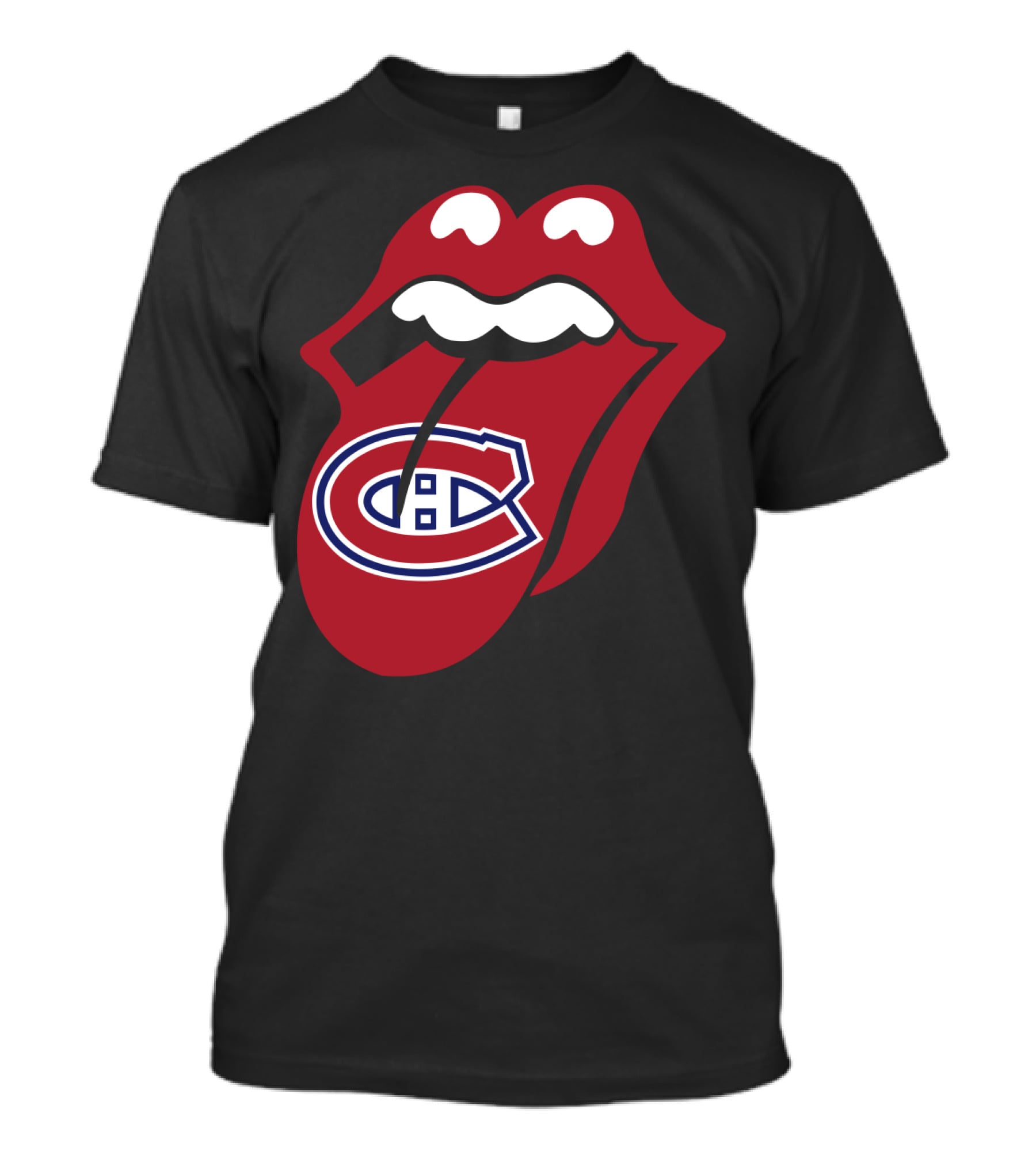 Montreal Canadiens Logo With Iconic Tongue And Lips T-Shirt