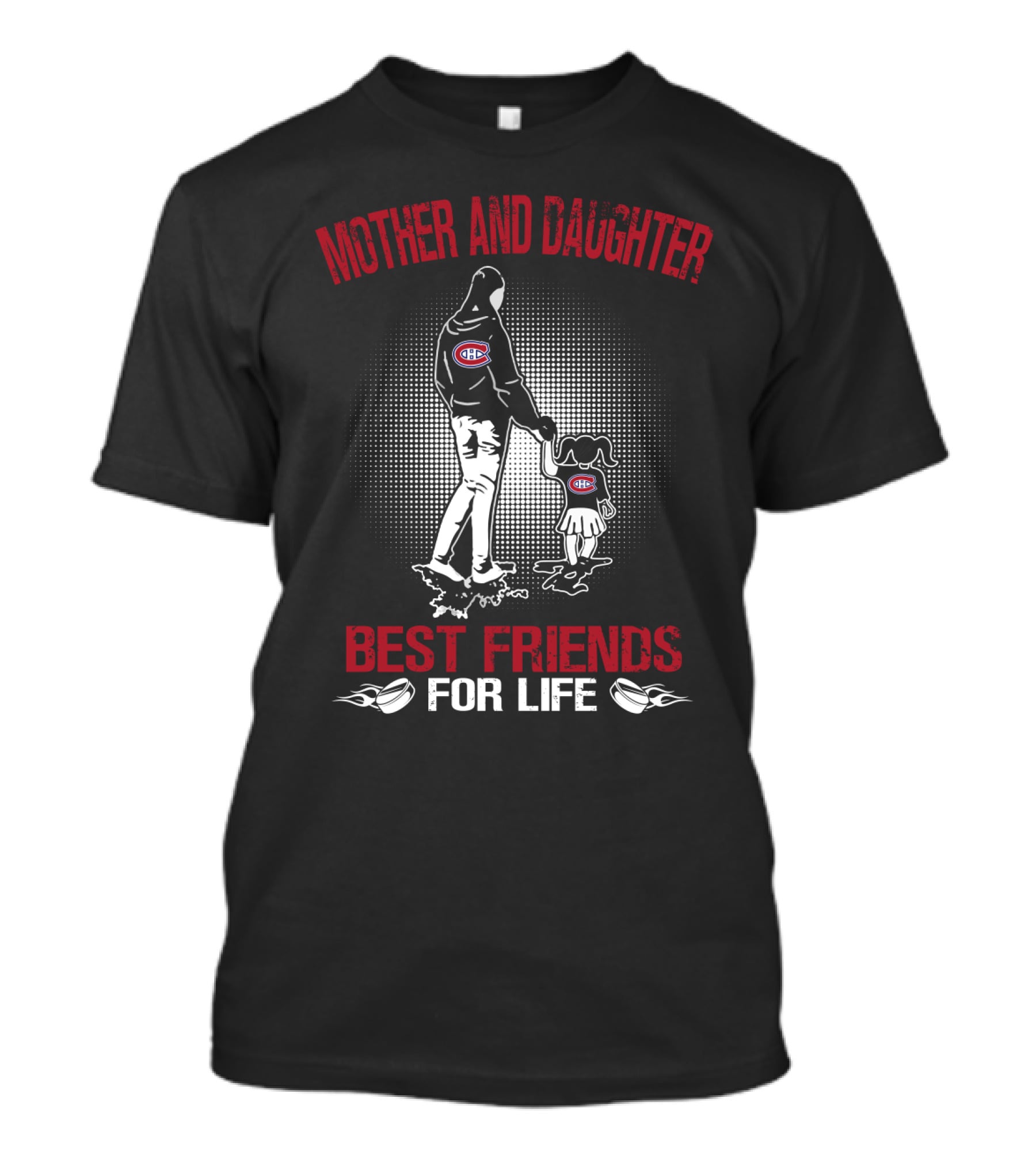 Mother And Daughter Montreal Canadiens Best Friends For Life T-Shirt