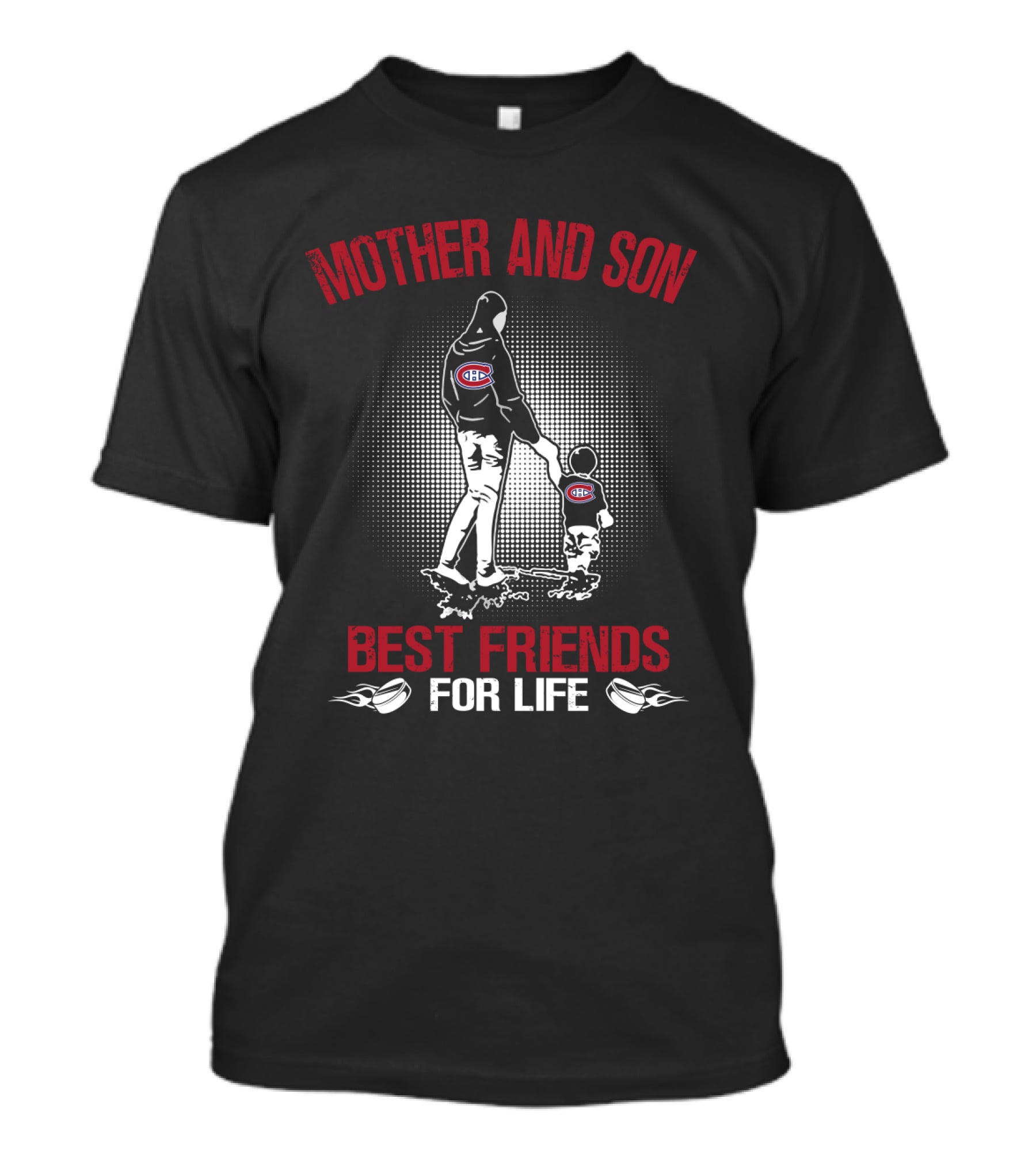 Mother And Son Montreal Canadiens Best Friends For Life T-Shirt